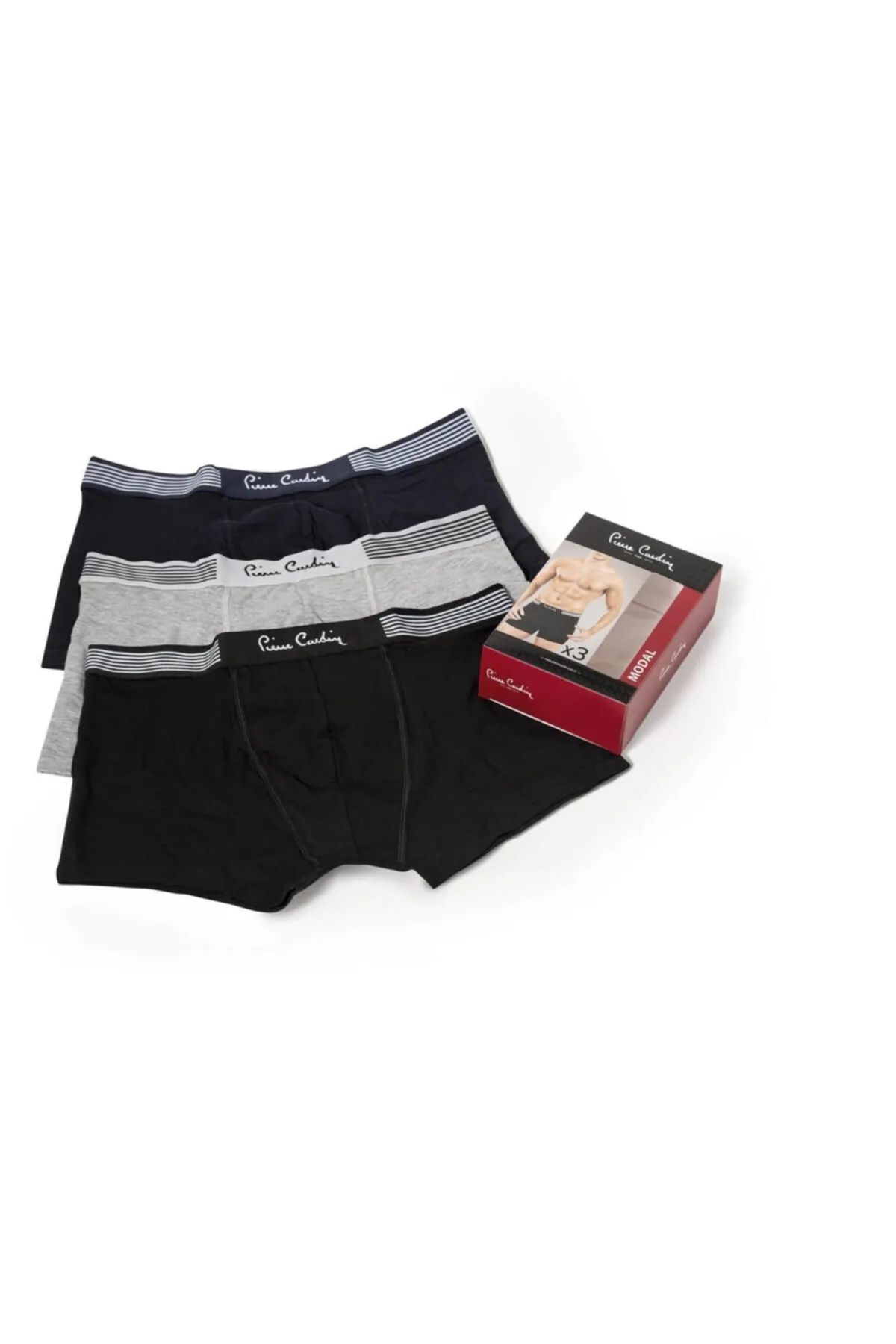 Pierre Cardin 360 Erkek Modal 3lü Boxer-Mıx