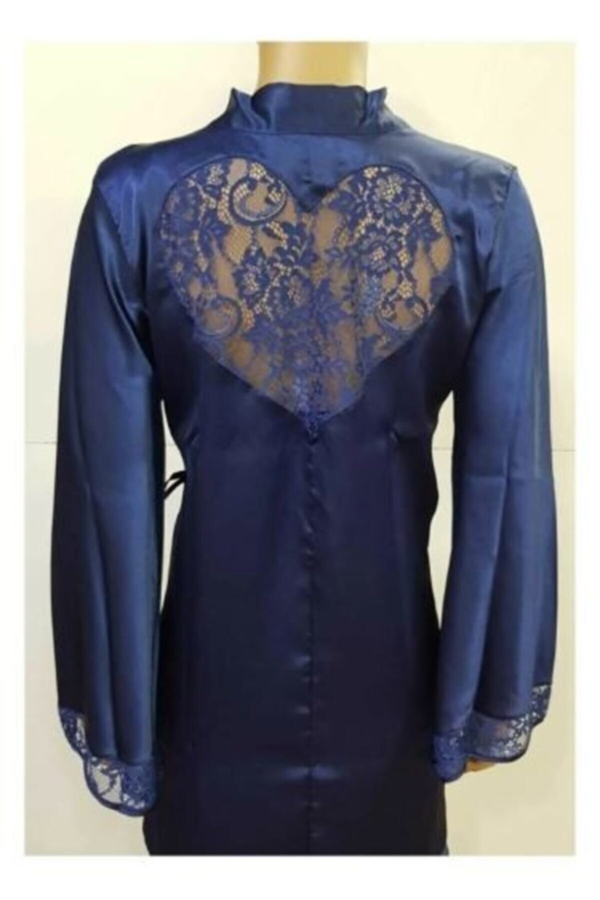 Pierre Cardin 4090 Gecelik Sabahlık Takım - Lacivert