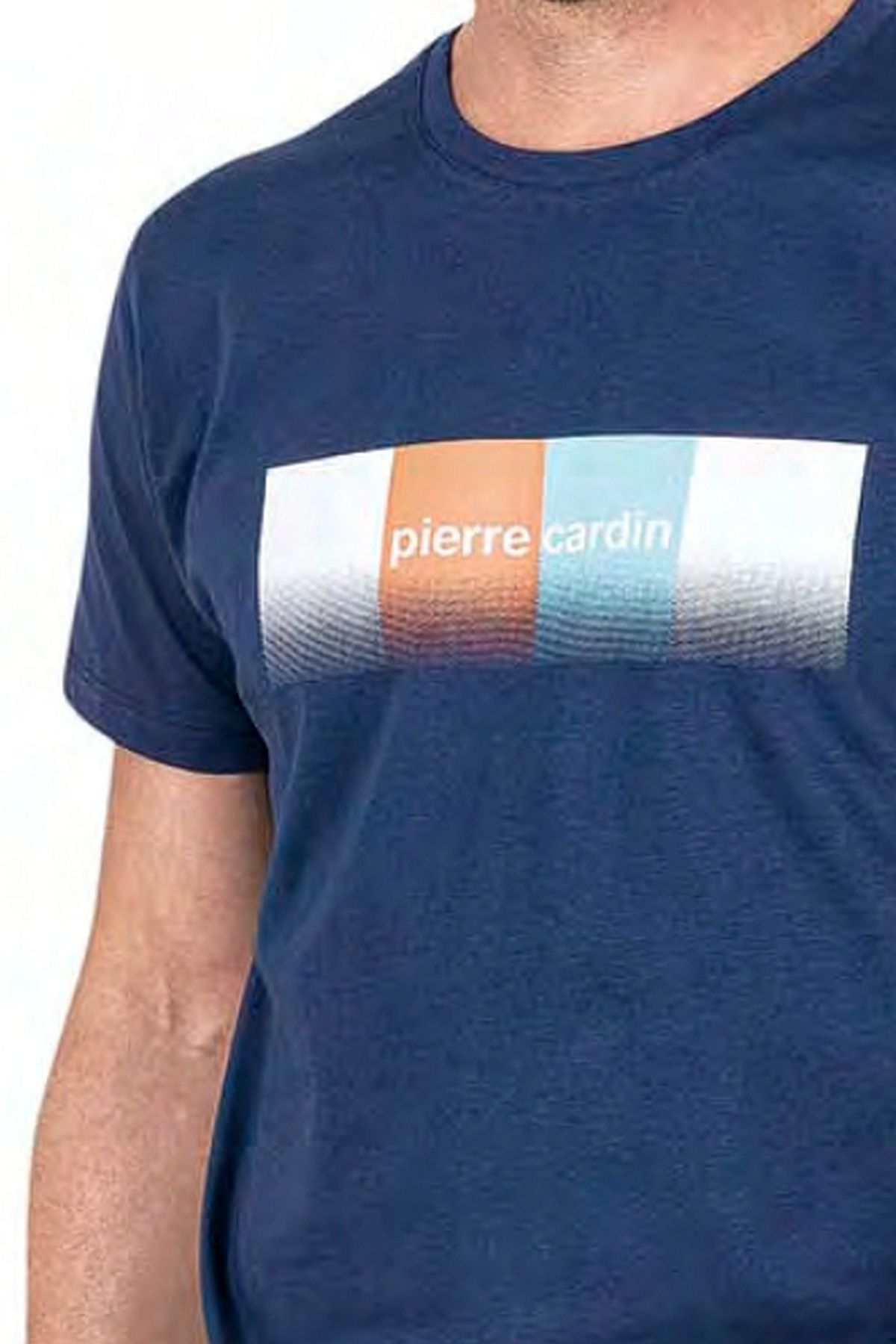 Pierre Cardin 6043 Erkek Kısa Kollu Penye Pijama Takımı-İndigo