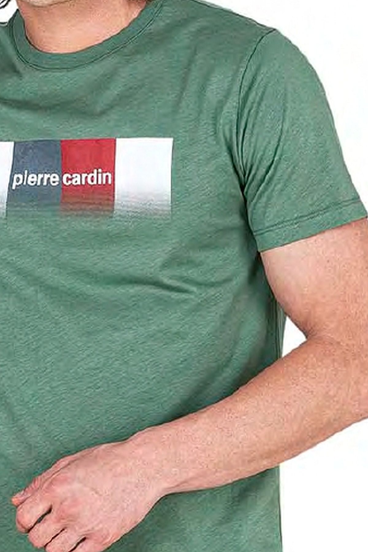 Pierre Cardin 6043 Erkek Kısa Kollu Penye Pijama Takımı-Yeşil