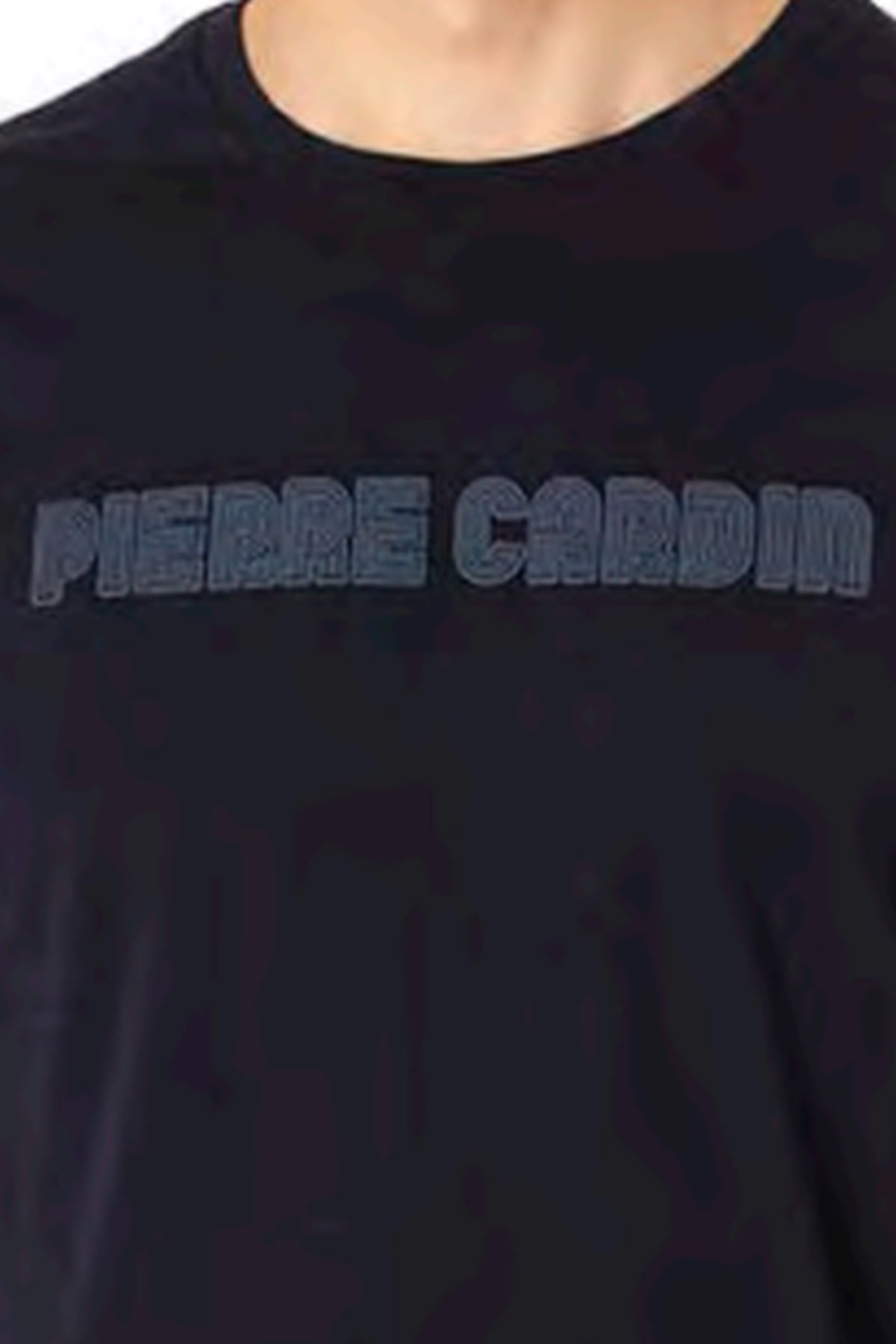 Pierre Cardin 6093 Erkek Uzun Kollu Bisiklet Yaka Pijama Takımı-Lacivert