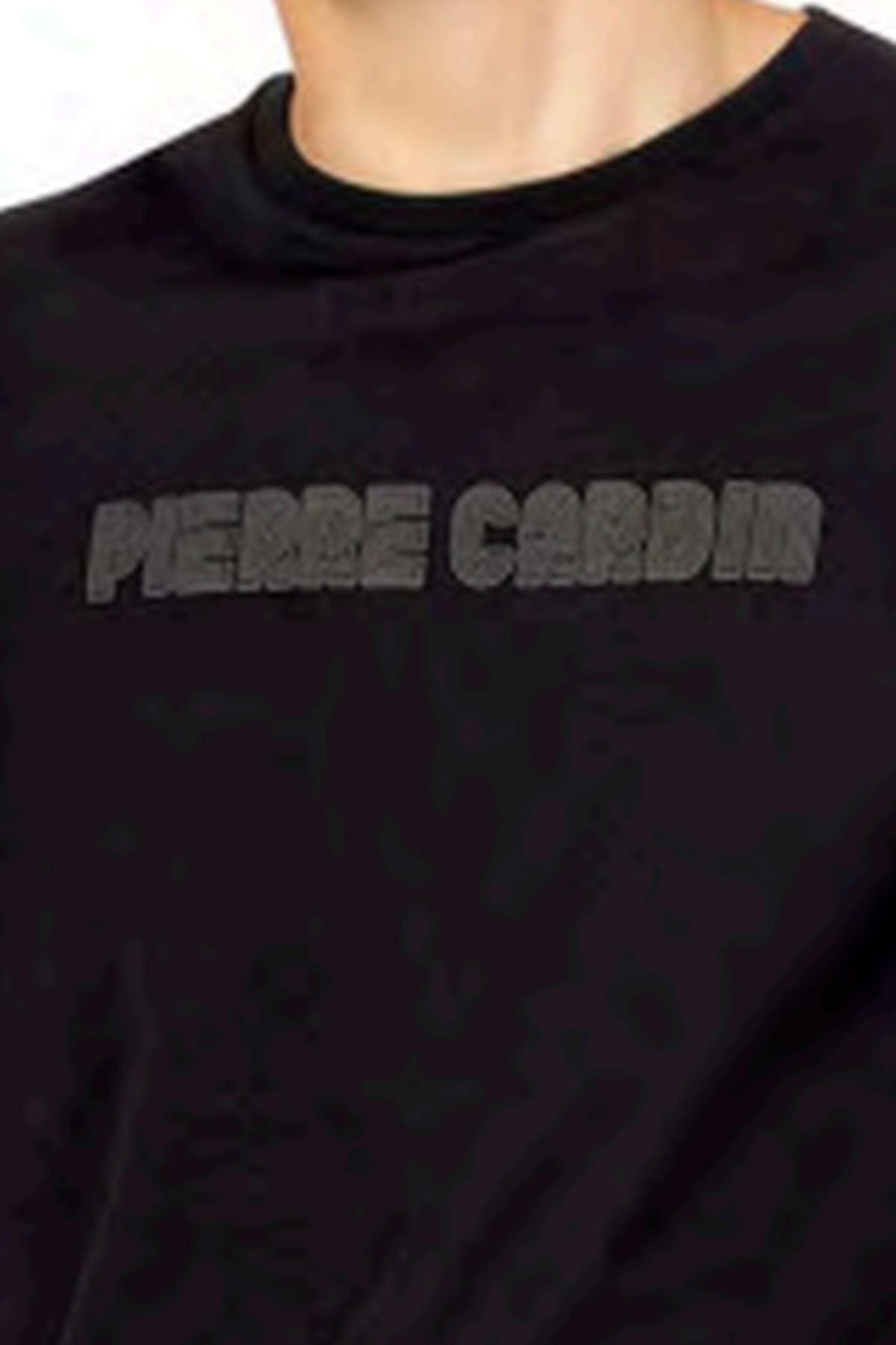 Pierre Cardin 6093 Erkek Uzun Kollu Bisiklet Yaka Pijama Takımı-Siyah
