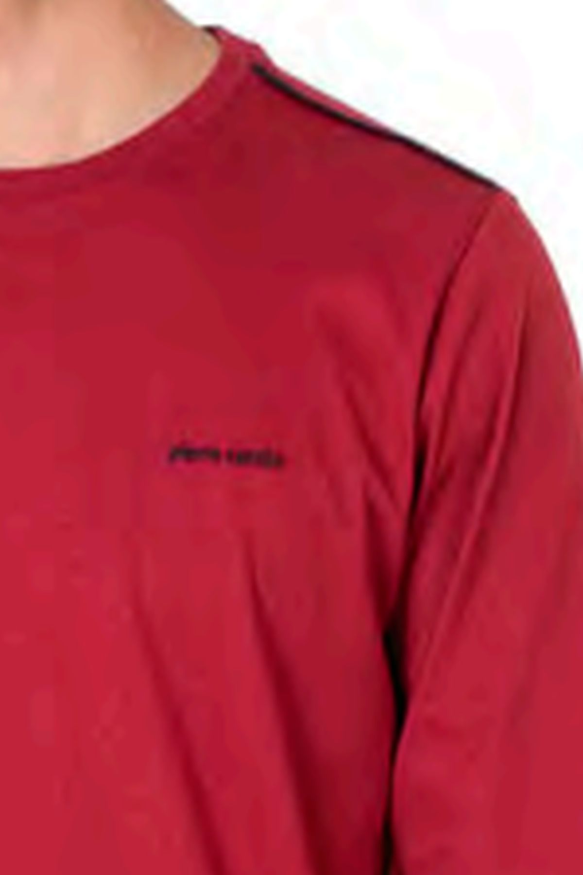 Pierre Cardin 6099 Erkek Uzun Kollu Bisiklet Yaka Pijama Takımı-Bordo