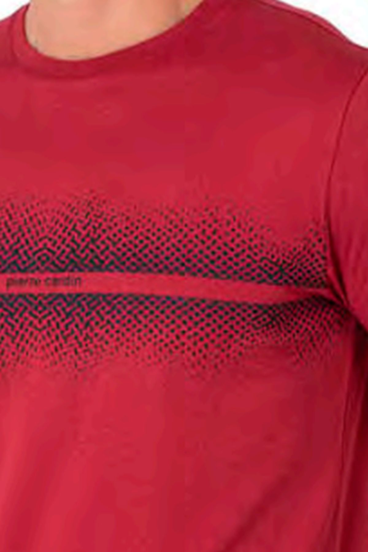 Pierre Cardin 6102 Erkek Uzun Kollu Bisiklet Yaka Pijama Takımı-Bordo