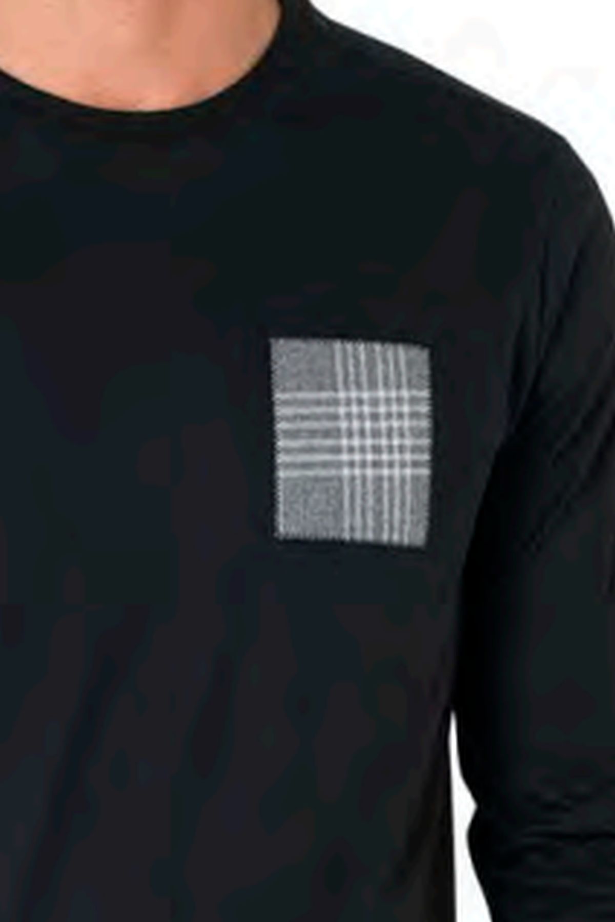 Pierre Cardin 6107 Erkek Uzun Kollu Bisiklet Yaka Pijama Takımı-Siyah