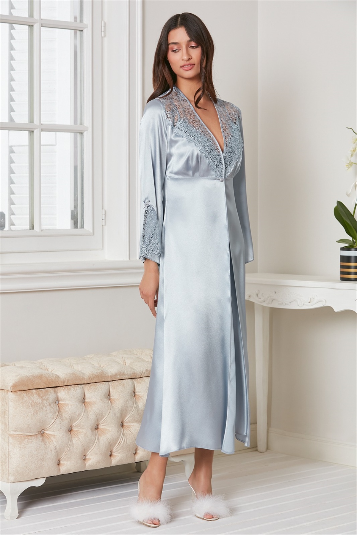 Pierre Cardin 6425 Saten Altılı Takım-Mist