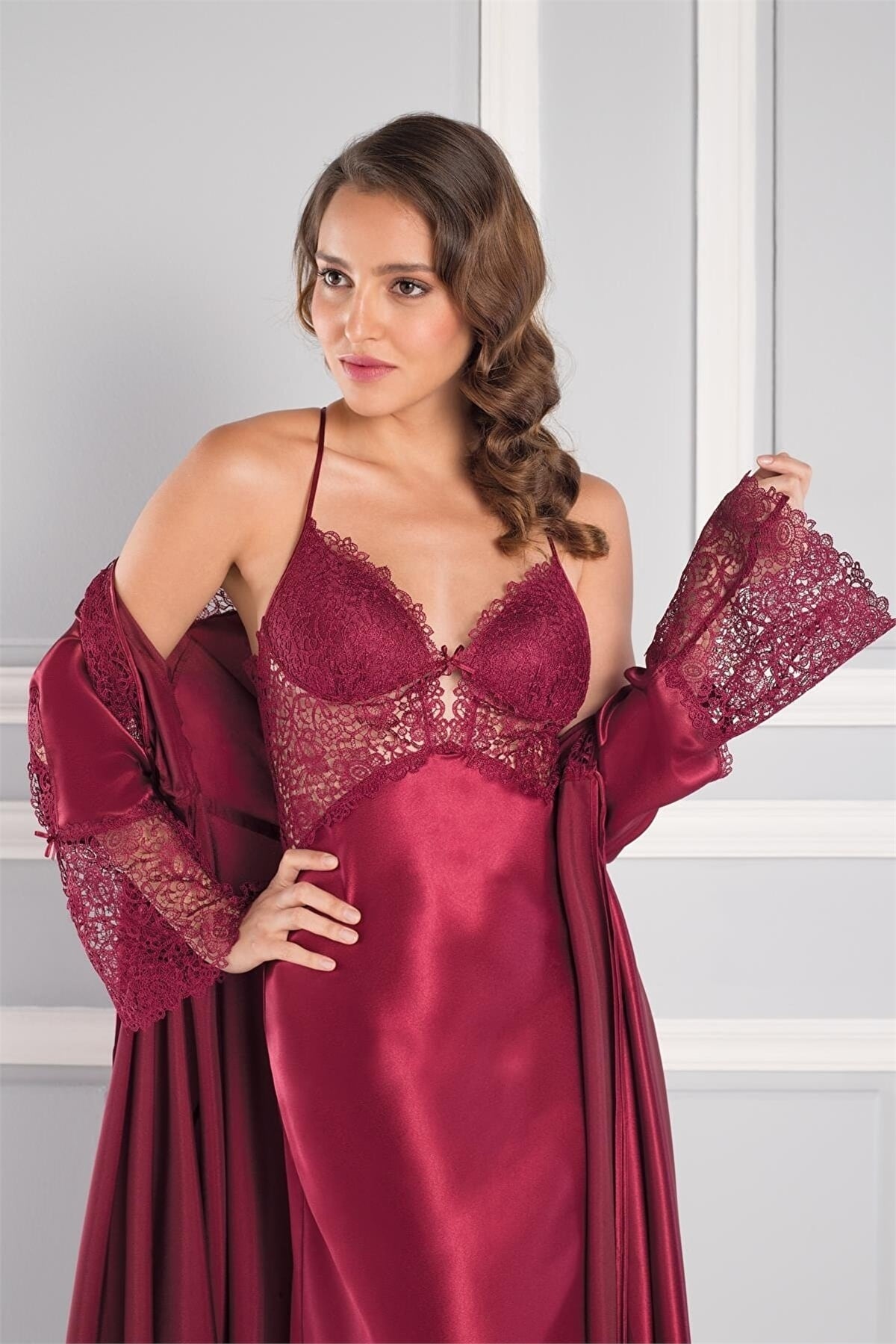 Pierre Cardin 6620 Altılı Takım - Bordo