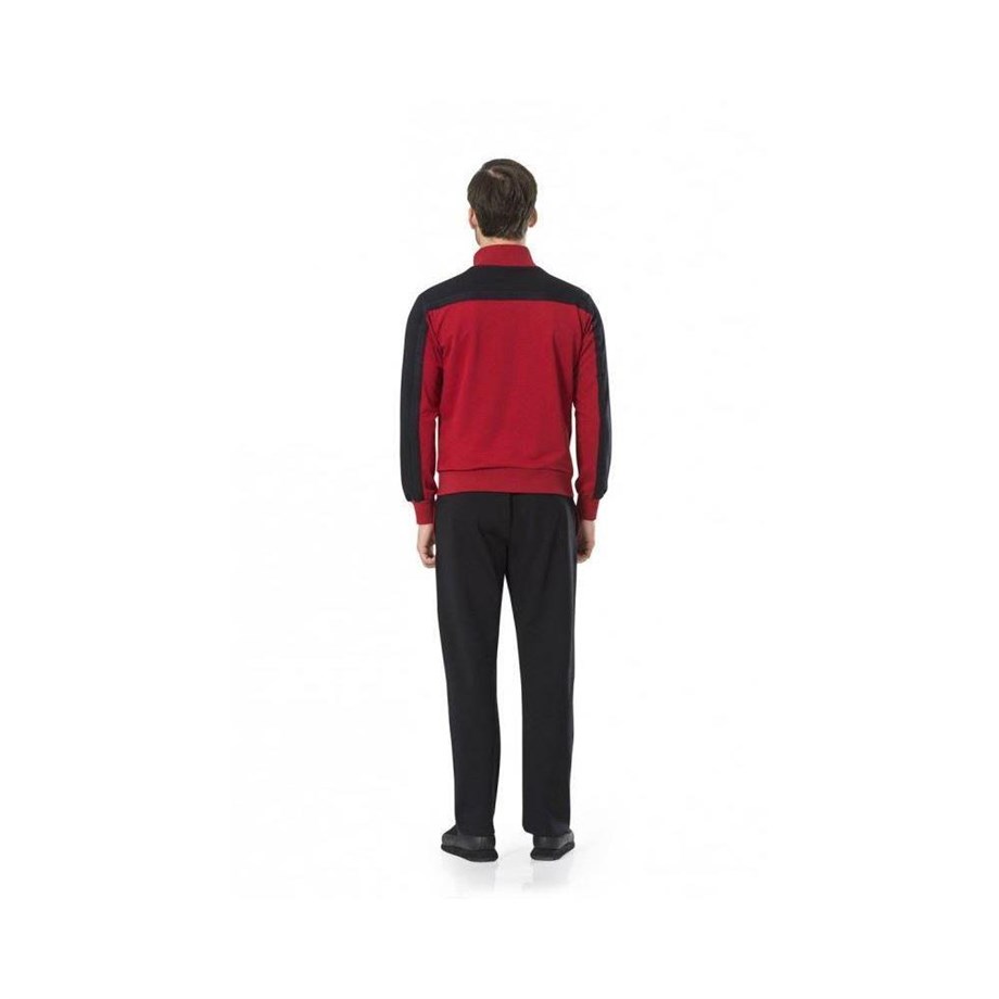 Pierre Cardin 7045 Uzun Kollu Erkek Eşofman Takımı - Bordo