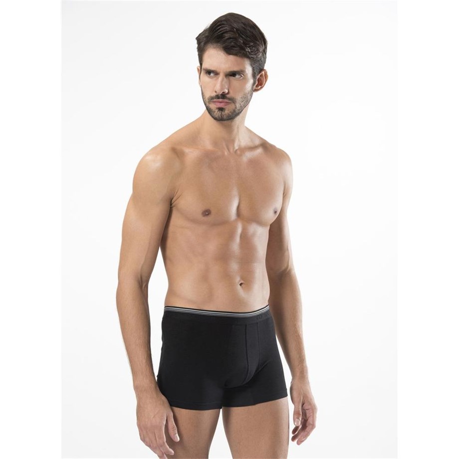 Türen 126 Likralı Boxer  İkili Paket-SIYAH