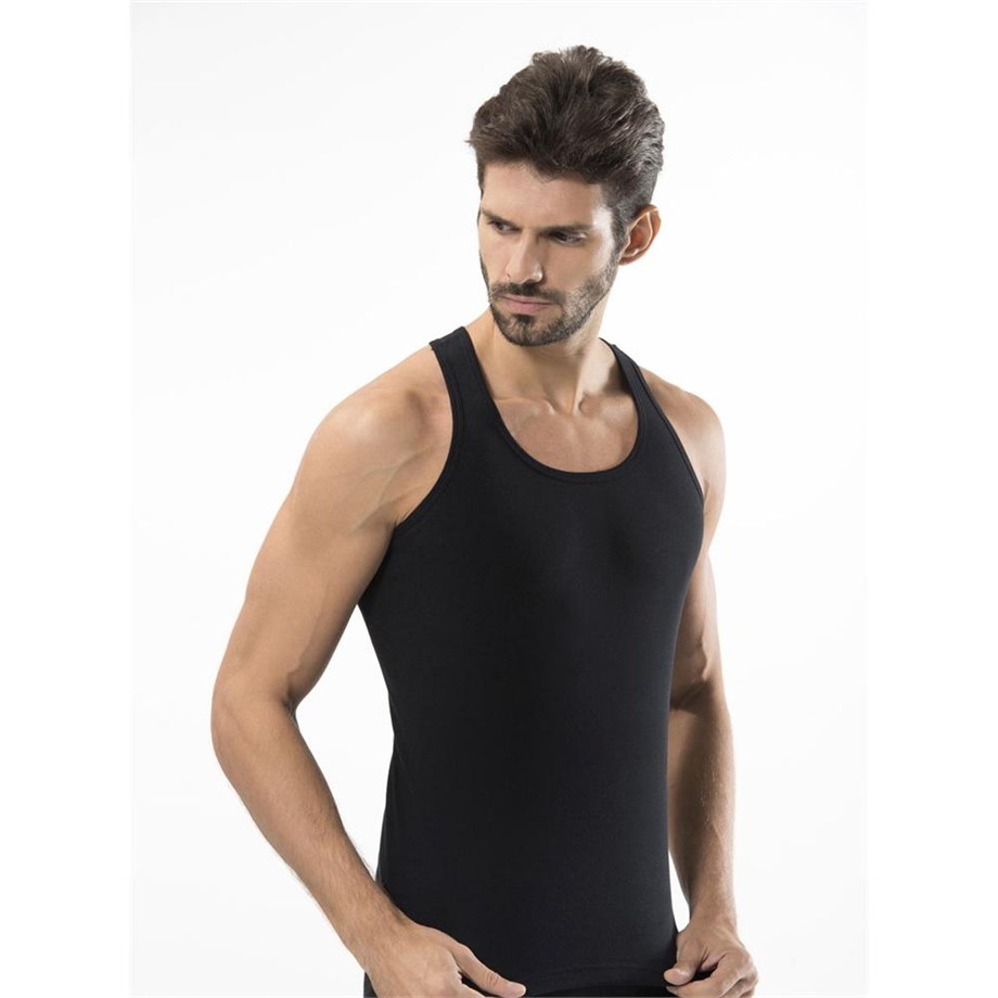 Türen 131 Spor Erkek Atlet  İkili Paket-SIYAH