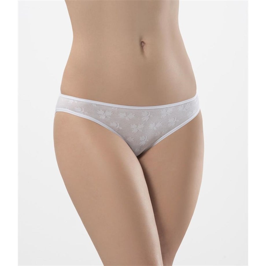 Türen 256 İkili Jakarlı Bikini-BEYAZ