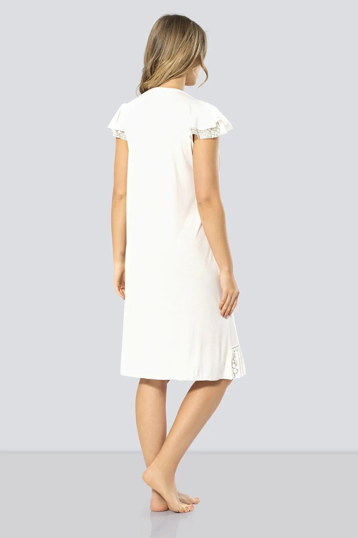 Türen 3284 Gecelik  - Ekru