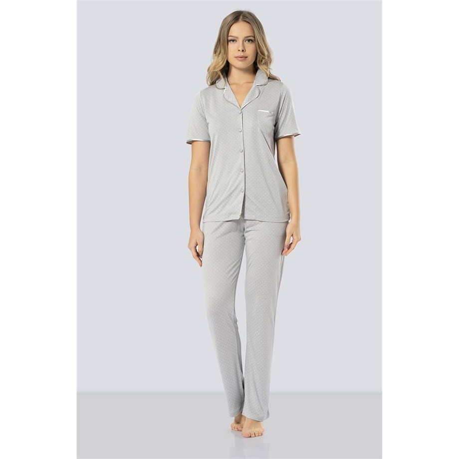 Türen 3291 Puanlı Pijama Takımı  - Gri