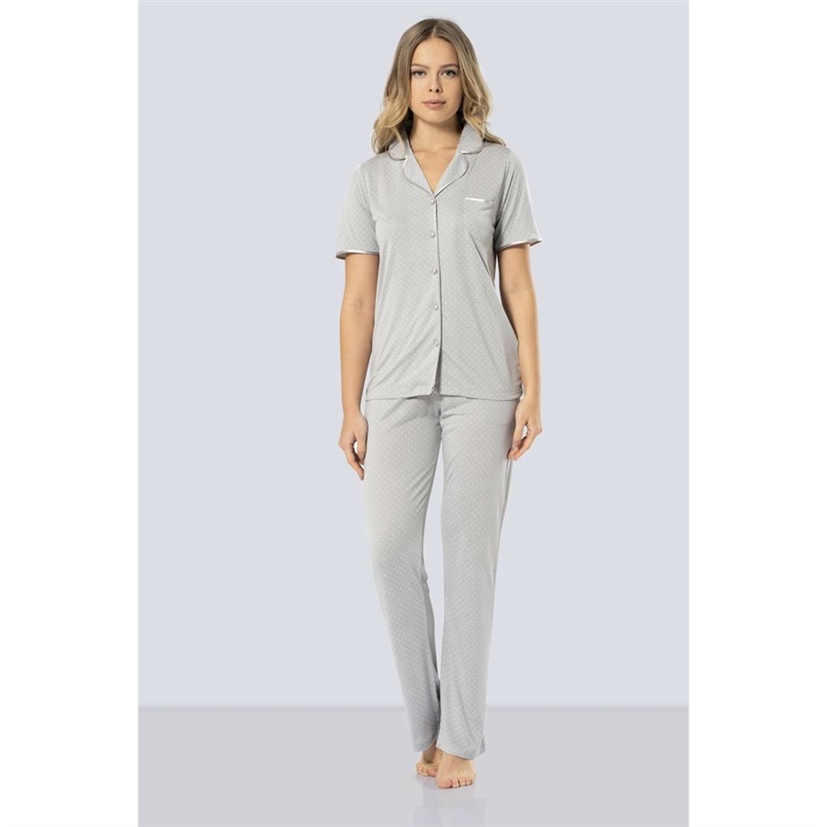 Türen 3291 Puanlı Pijama Takımı  - Gri