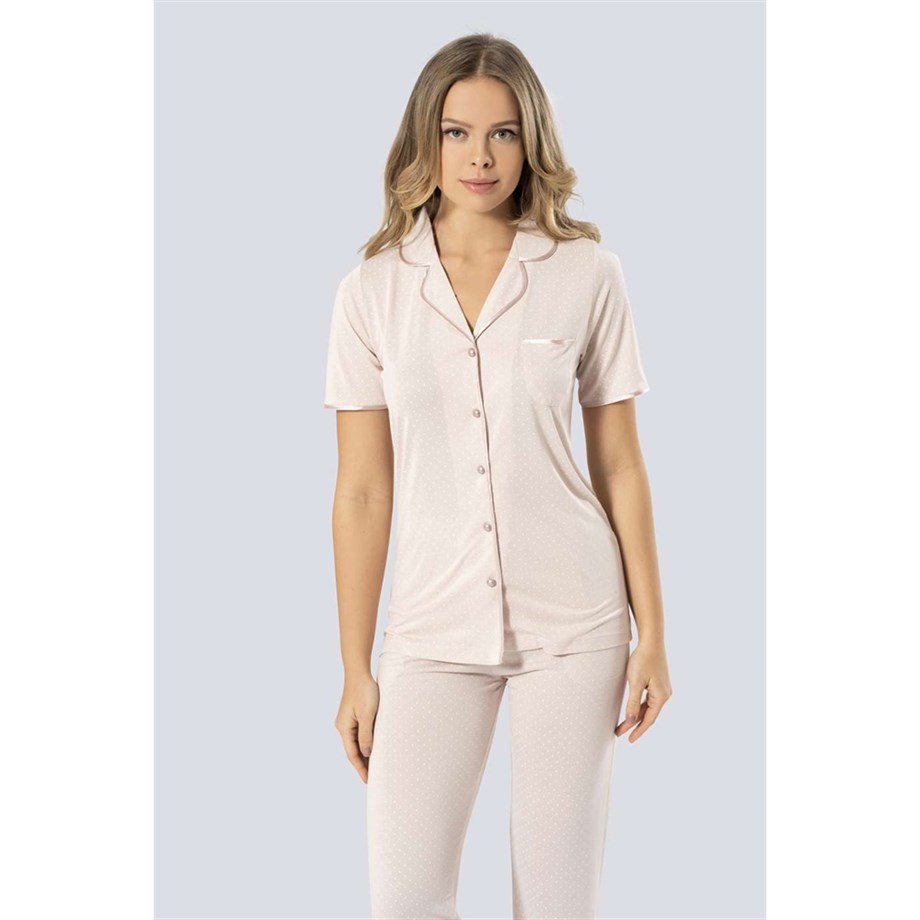 Türen 3291 Puanlı Pijama Takımı  - Pudra