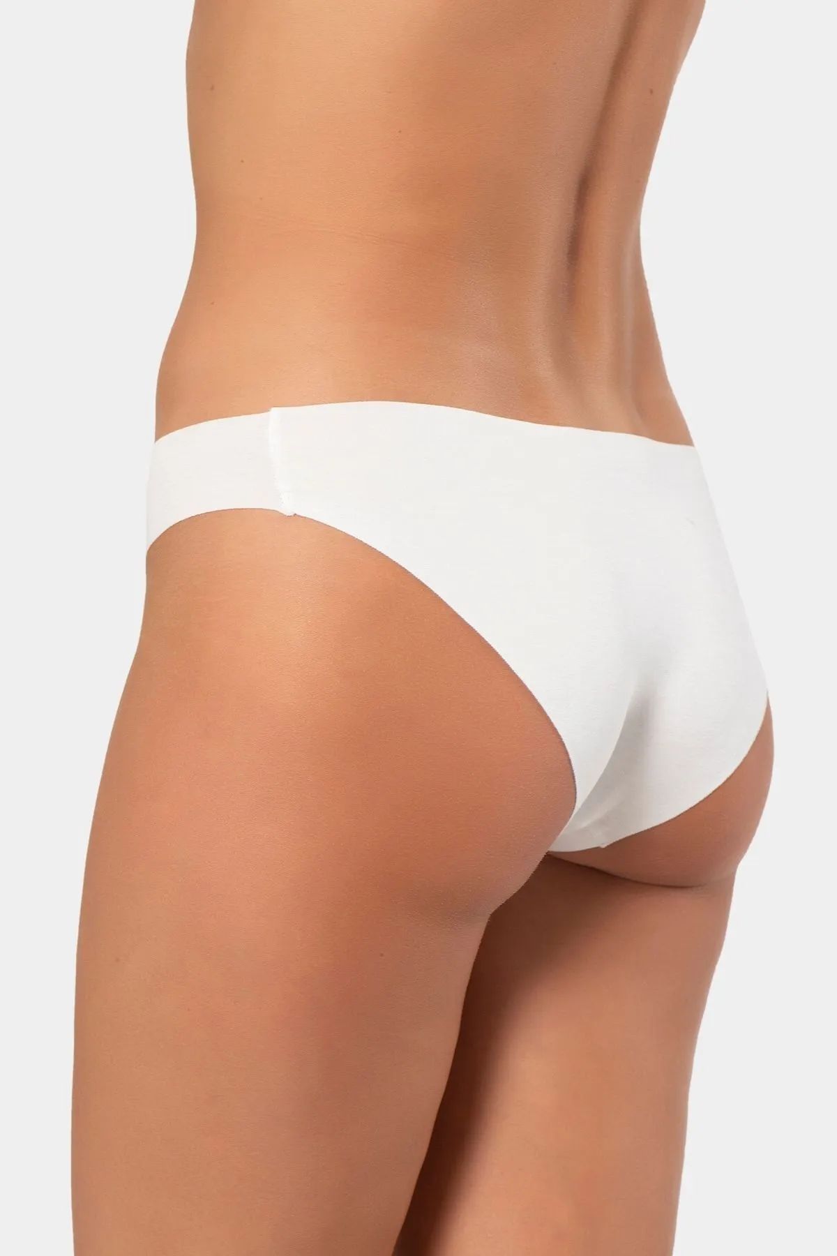 Türen 907 Kadın Lazer Kesim Pamuklu Bikini Külot-Beyaz