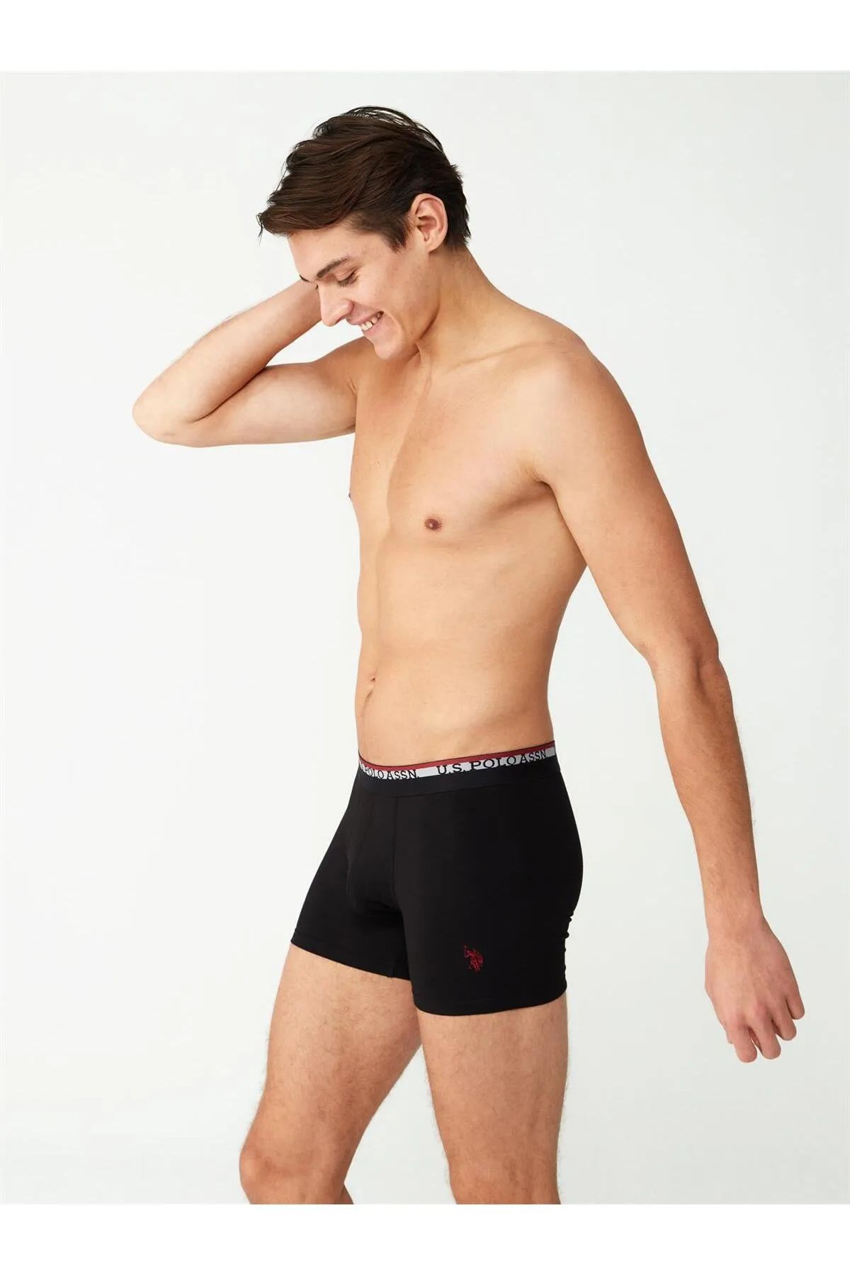 U.s Polo Assn. 80489 Erkek Modal 2li Boxer-Siyah&Lacivert