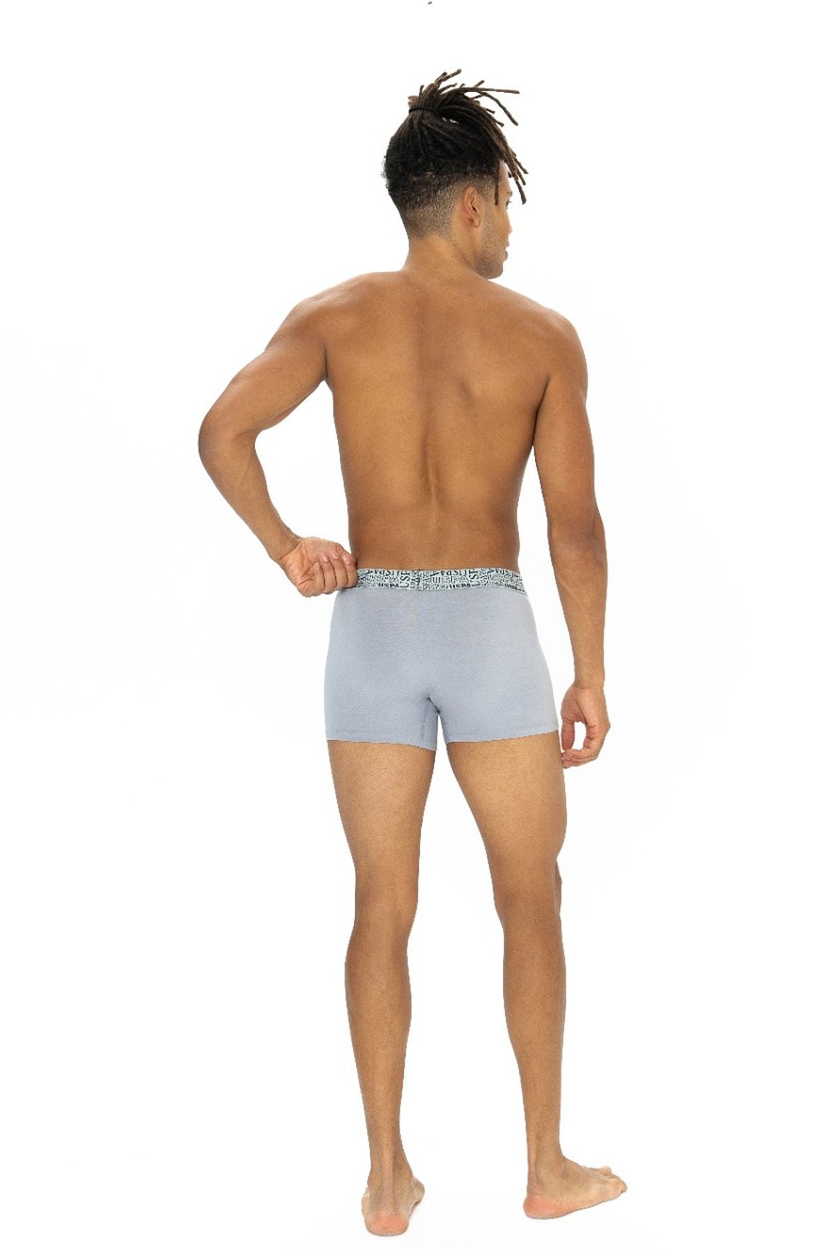 U.s Polo Assn. 80543 Erkek Pamuklu 3lü Boxer-Lacivert&İndigo&Gri