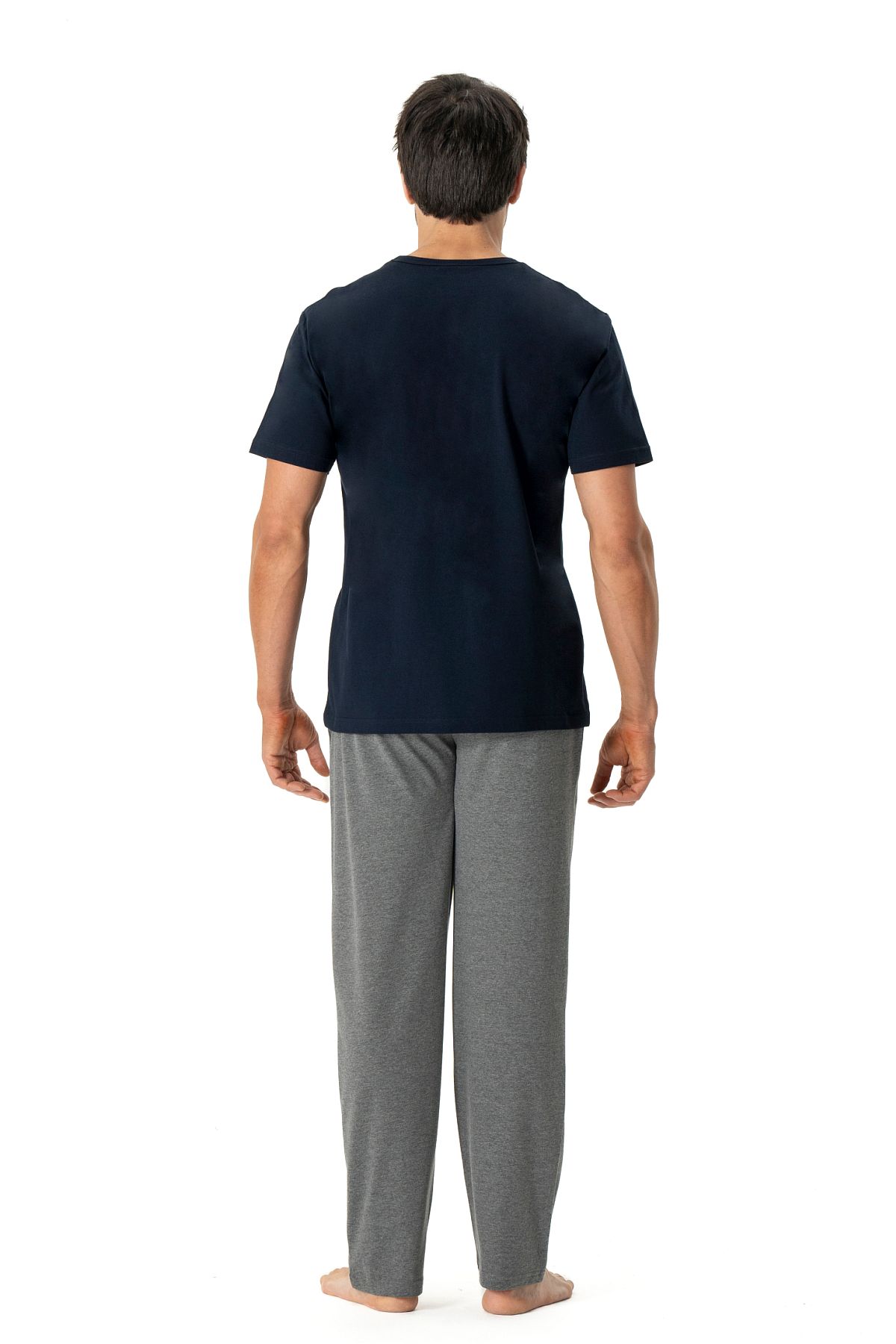 U.s Polo Assn. 18798 Erkek Kısa Kollu Pijama Takımı-Lacivert