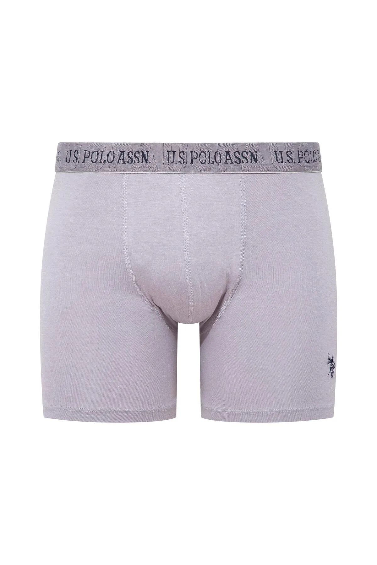 U.s Polo Assn. 80517 Erkek Pamuklu 3lü Boxer-Siyah&Antrasit&Gri