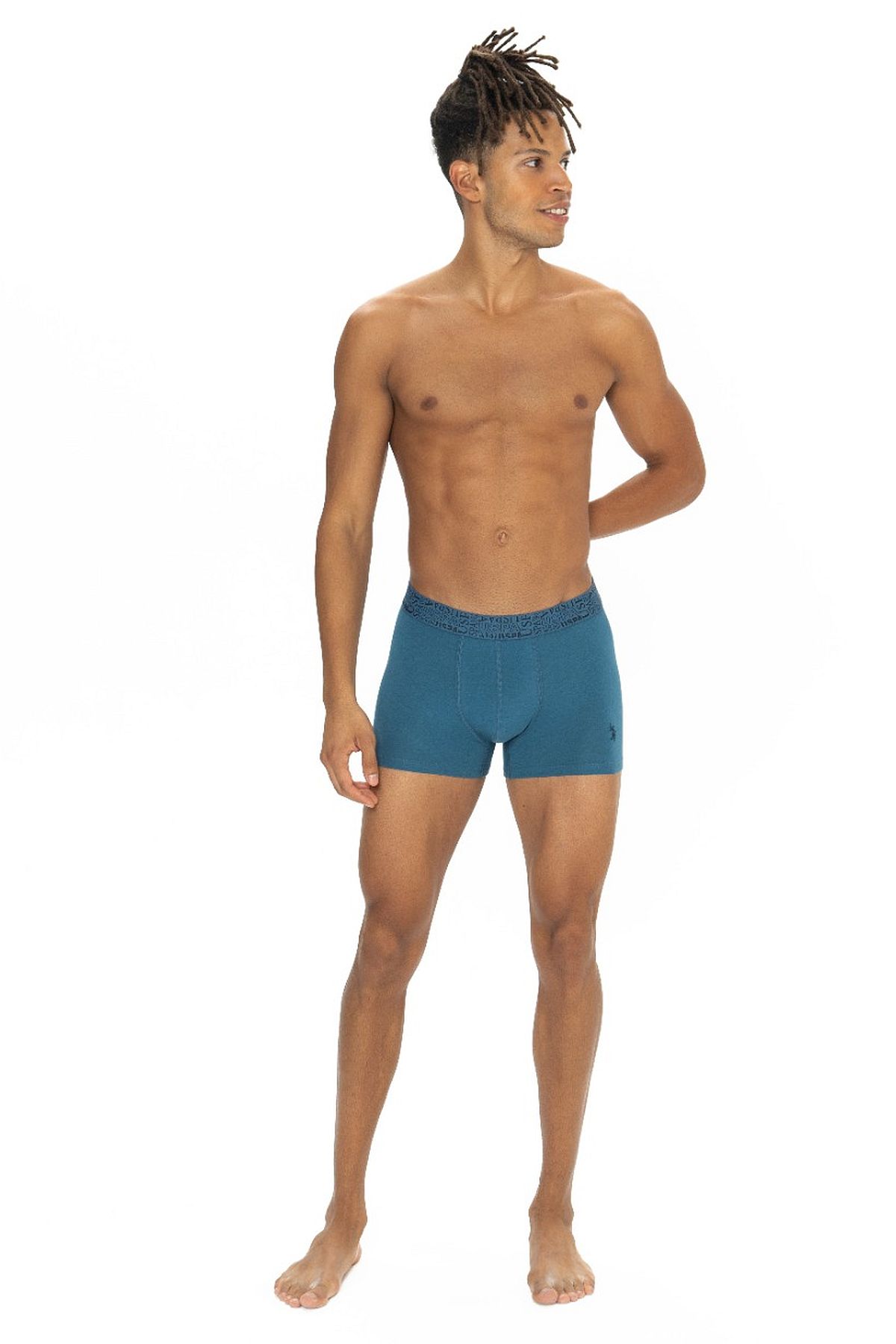 U.s Polo Assn. 80543 Erkek Pamuklu 3lü Boxer-Lacivert&İndigo&Gri