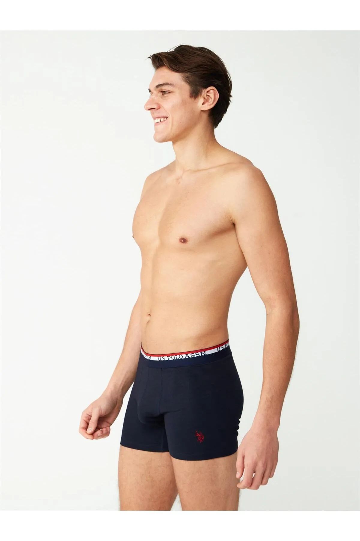 U.s Polo Assn. 80489 Erkek Modal 2li Boxer-Lacivert&Antrasit