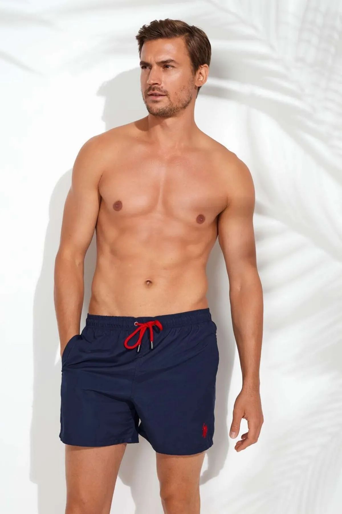 U.s Polo Assn. 21000 Erkek Orta Boy Deniz Şortu-Lacivert