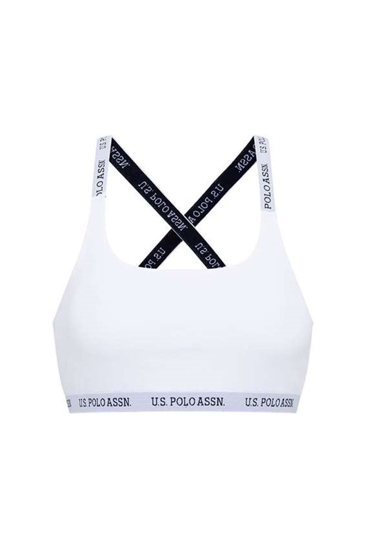 U.s Polo Assn. 66117 Çapraz Askılı Büstiyer-Beyaz