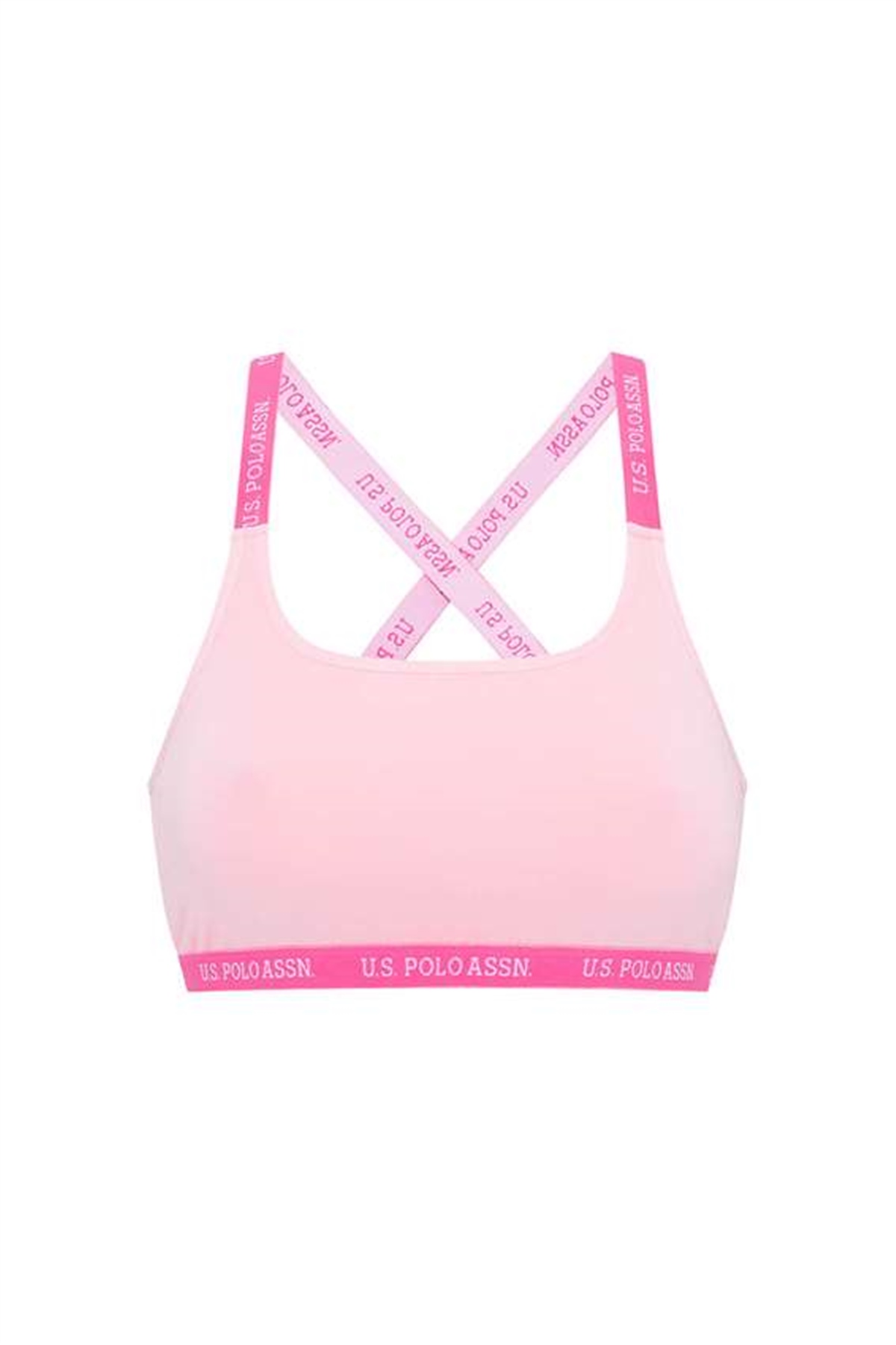 U.s Polo Assn. 66117 Çapraz Askılı Büstiyer-Pembe