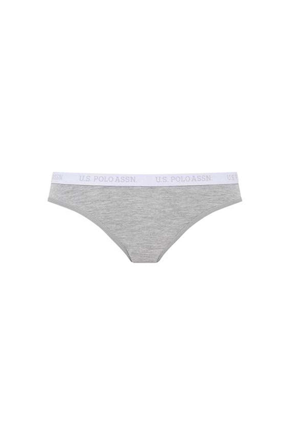 U.s Polo Assn. 66119 Kadın 3 Lü slip-Mint&Beyaz&Gri