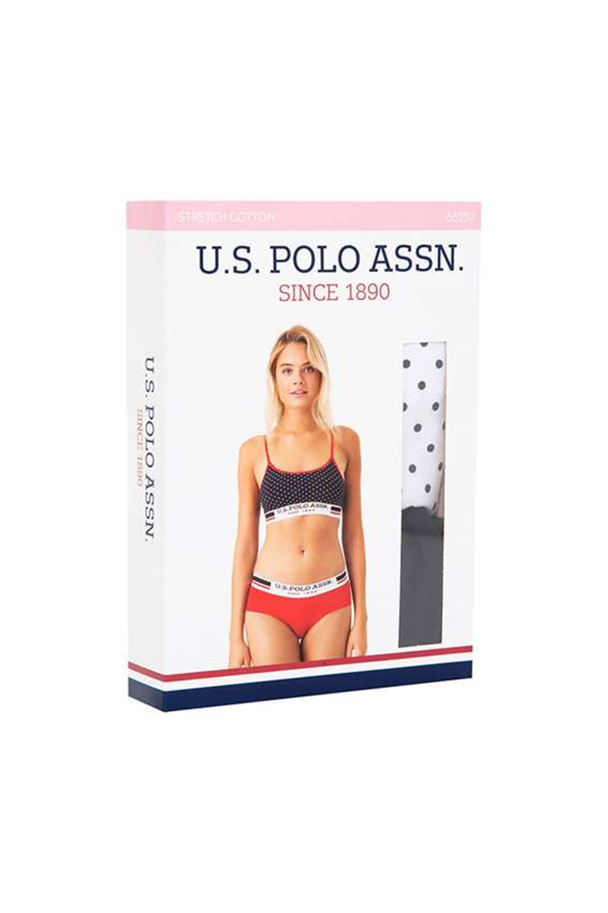 U.s Polo Assn. 66252 Kadın Büstiyer Şort Takım-Lacivert