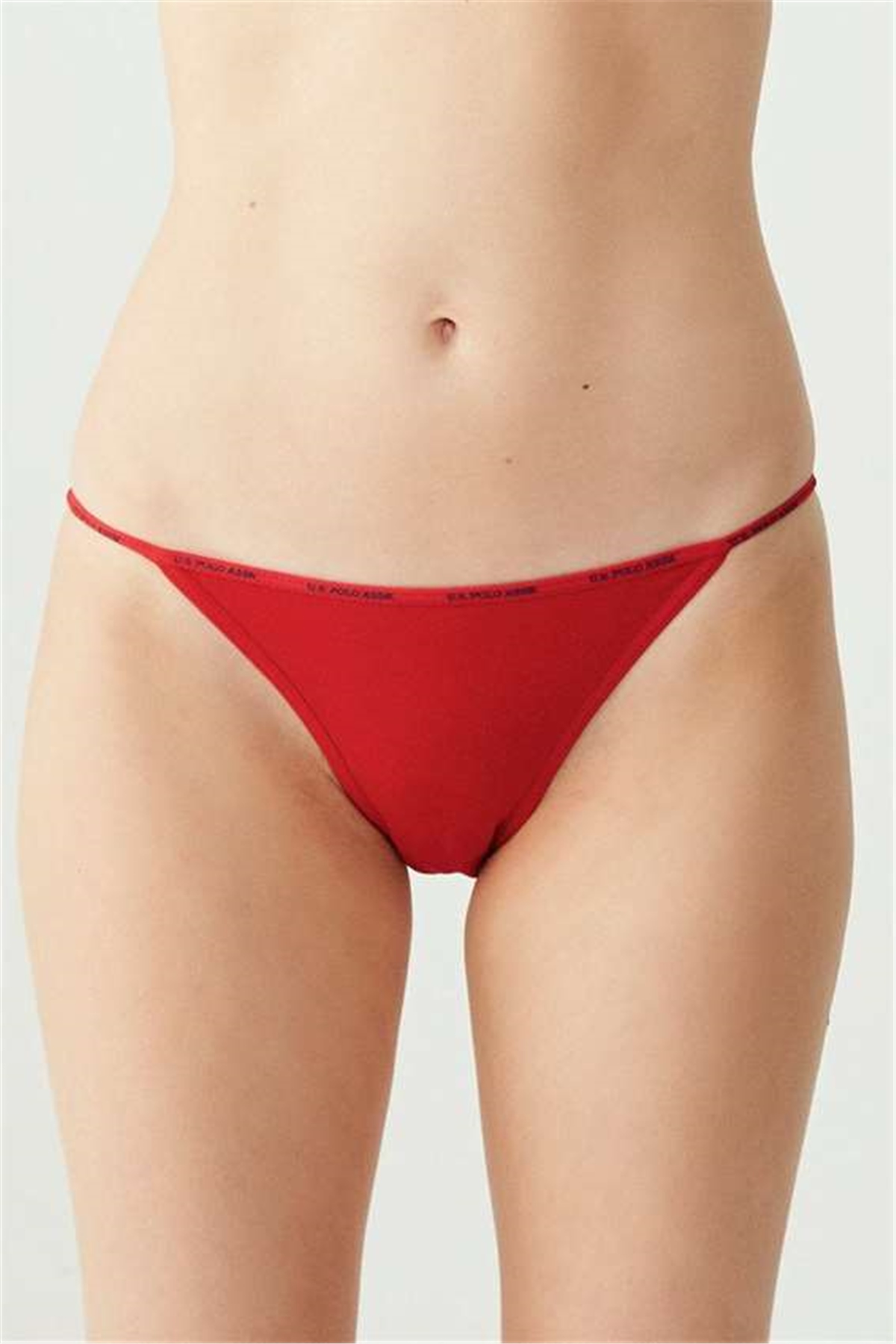 U.s Polo Assn. 67000 Kadın 5 Li slip-Siyah&Ten&Beyaz&Somon&Kırmızı