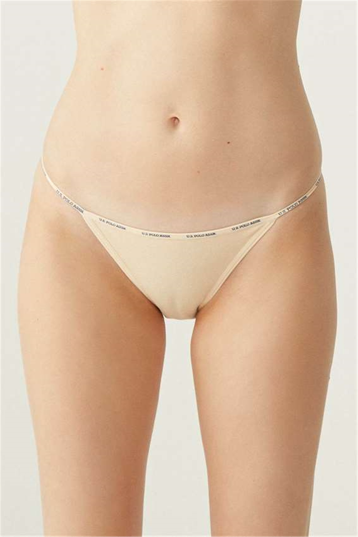 U.s Polo Assn. 67000 Kadın 5 Li slip-Siyah&Ten&Beyaz&Somon&Kırmızı