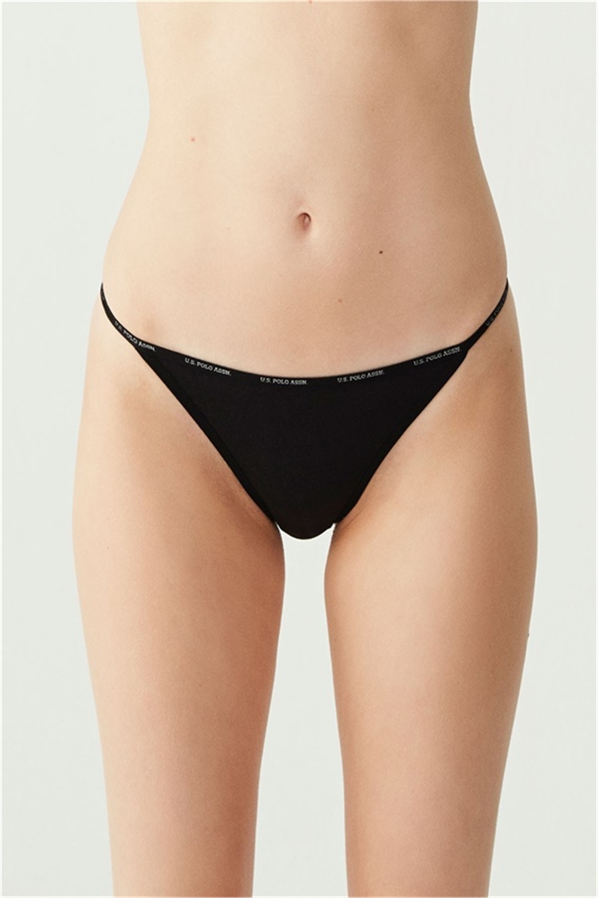 U.s Polo Assn. 67003 Kadın 5 Li Strıng-Siyah&Ten&Beyaz&Somon&Kırmızı