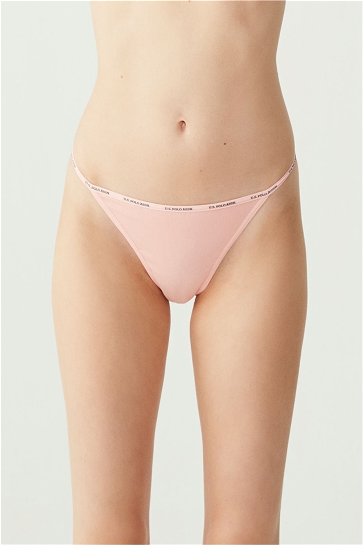 U.s Polo Assn. 67003 Kadın 5 Li Strıng-Siyah&Ten&Beyaz&Somon&Kırmızı