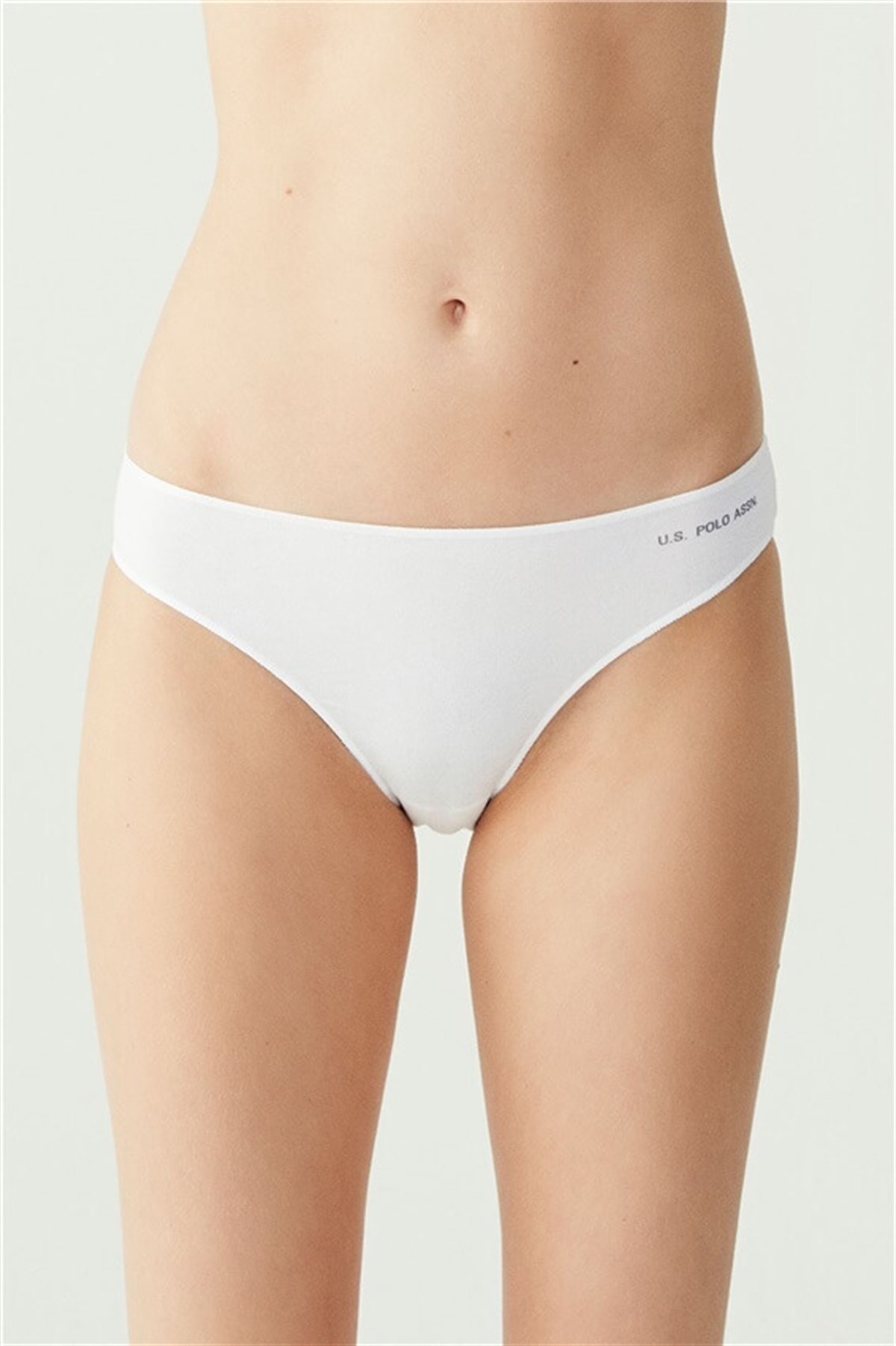 U.s Polo Assn. 67006 Kadın 5 Li Kıl Lastiklı slip-Siyah&Ten&Beyaz&Ten&Beyaz