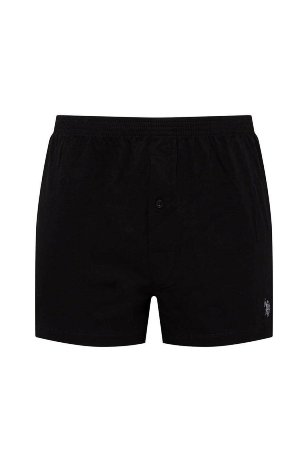 U.s Polo Assn. 80054 Erkek Pamuk Boxer-Siyah