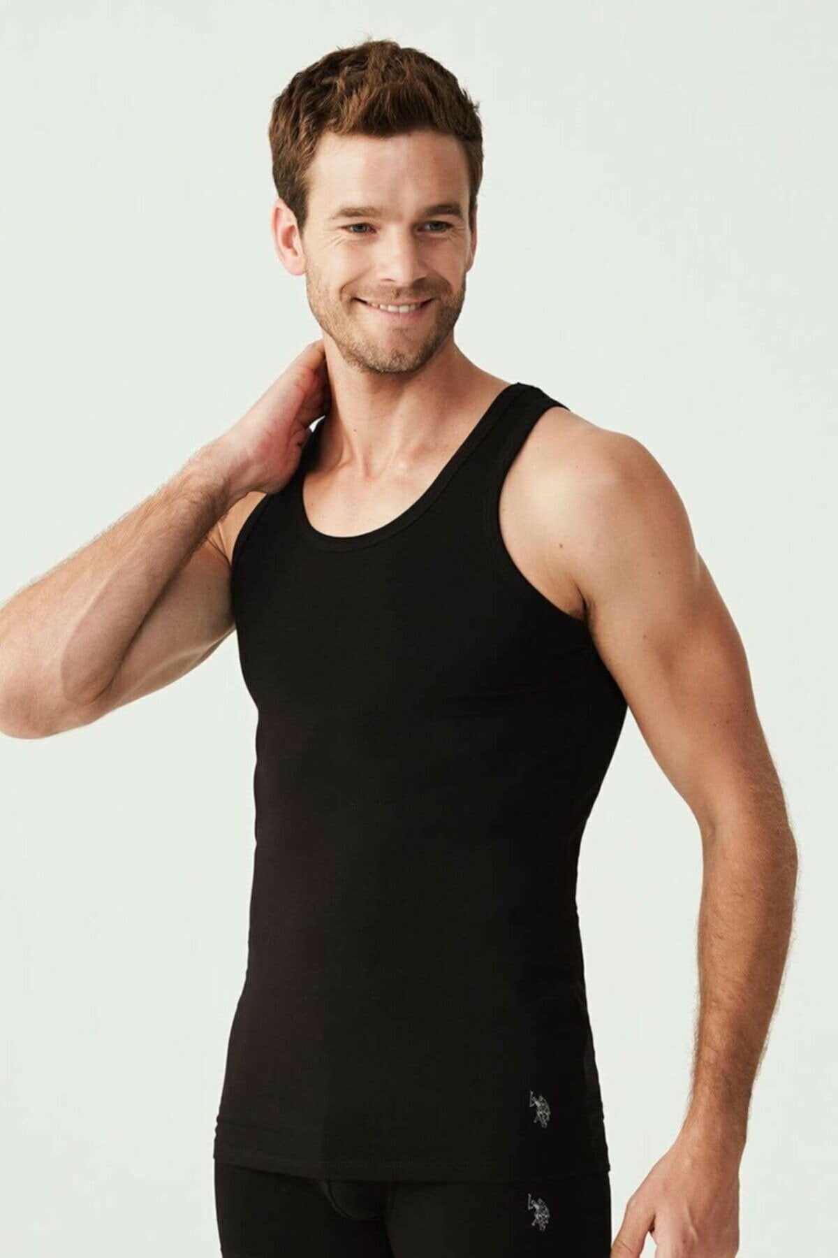 U.s Polo Assn. 80088 Erkek Atlet Boxer Set-Siyah