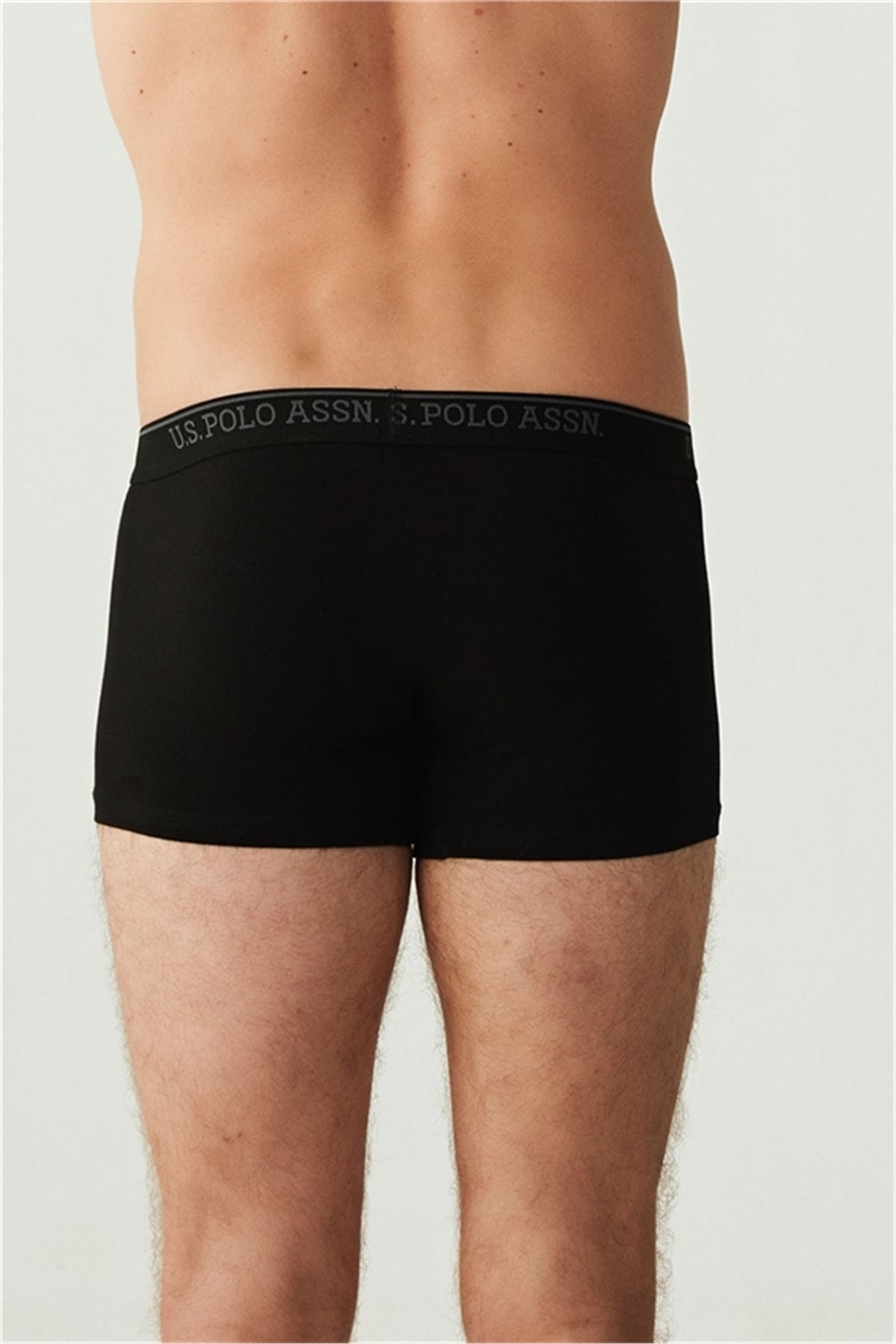 U.s Polo Assn. 80097 Erkek 3 Lü Boxer-Siyah