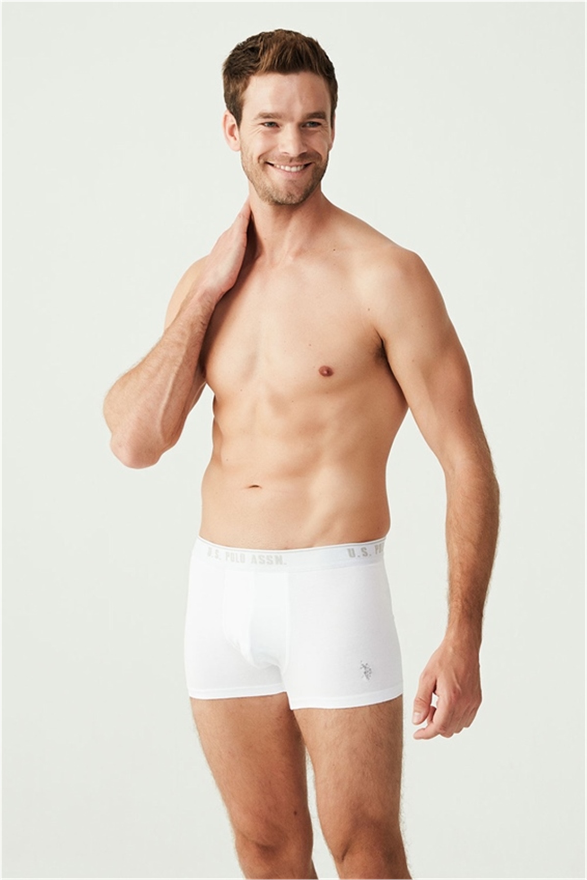 U.s Polo Assn. 80097 Erkek 3 Lü Boxer-Kırmızı&Lacivert&Beyaz