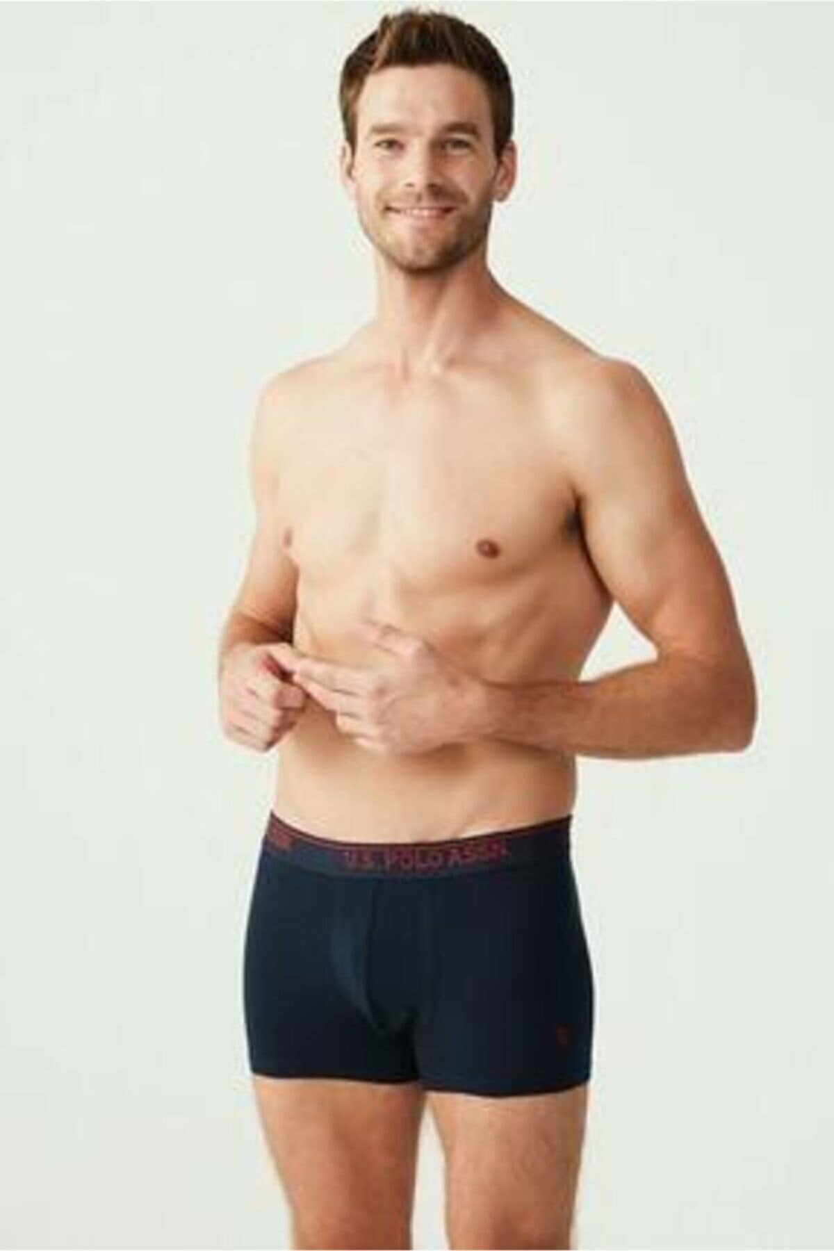 U.s Polo Assn. 80097 Erkek 3 Lü Boxer-Siyah
