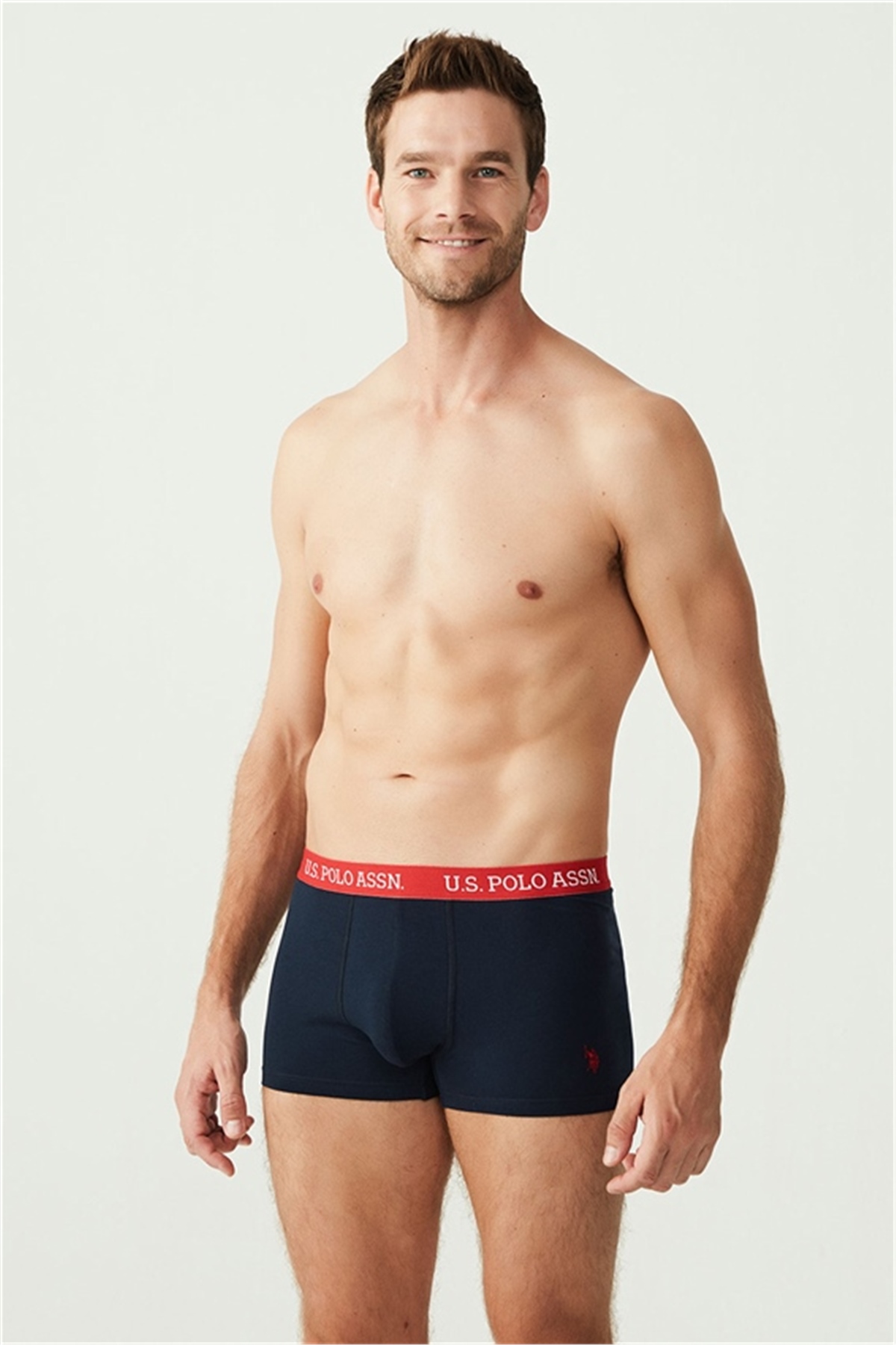 U.s Polo Assn. 80253 Erkek 3 Lü Boxer-Lacivert