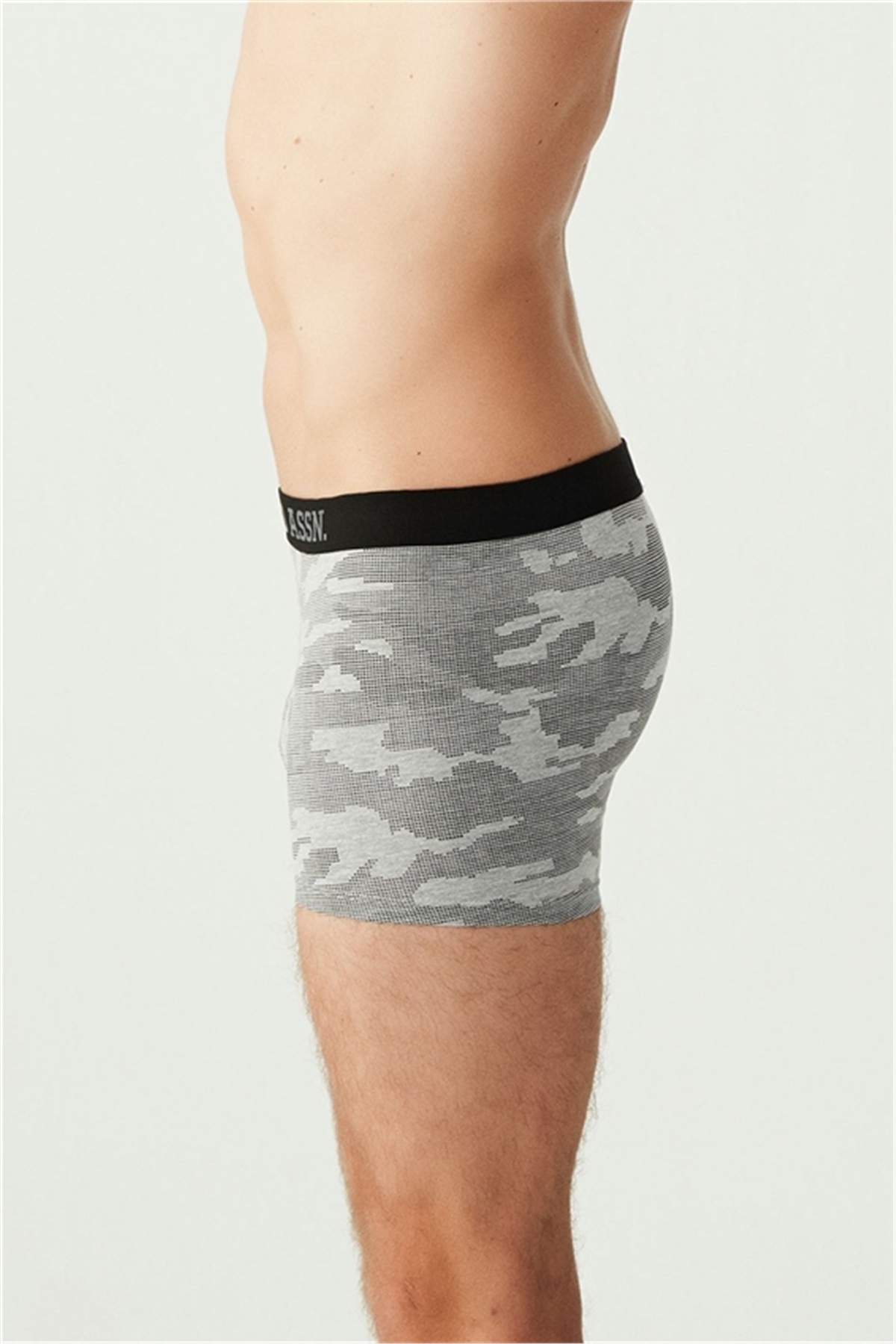 U.s Polo Assn. 80300 Erkek 3 Lü Boxer-Siyah&Antrasitmelanj&Kamuflaj