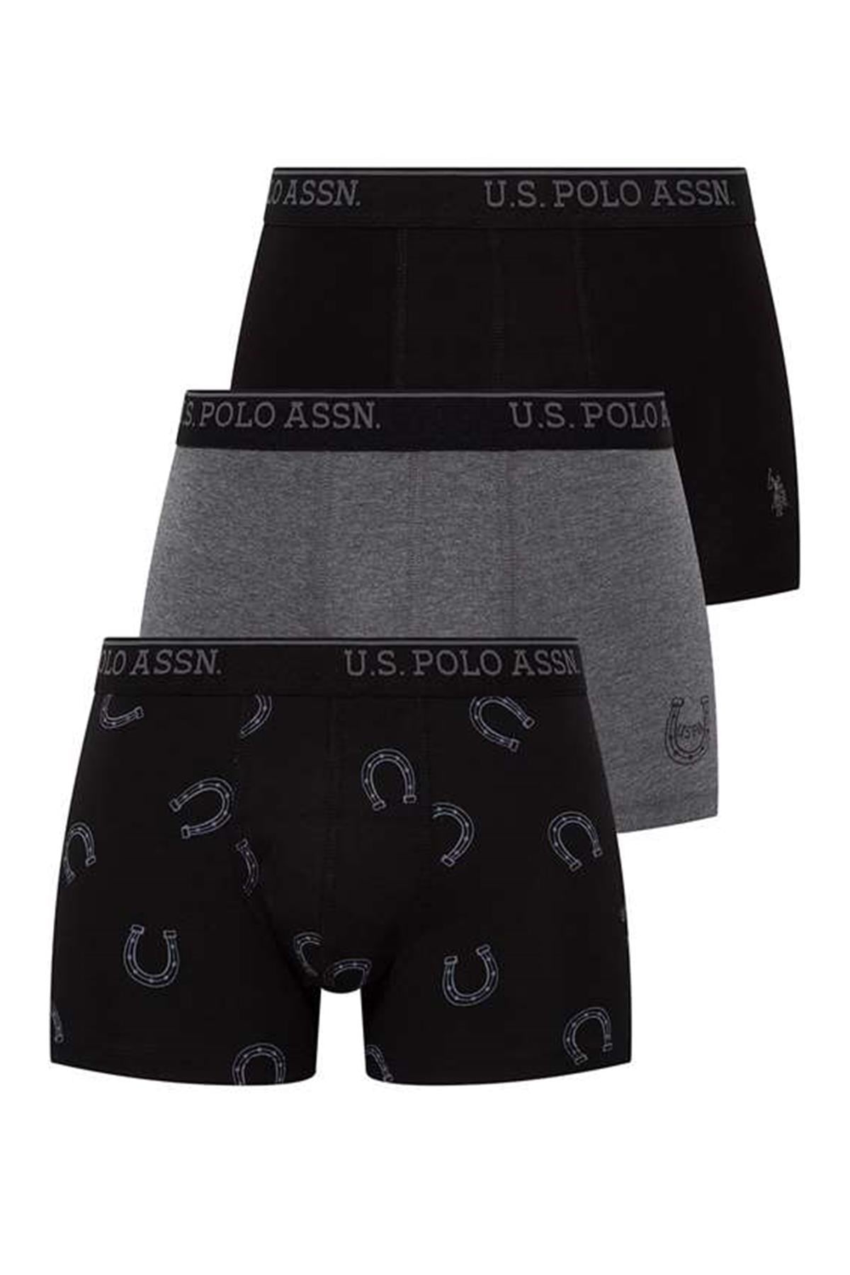 U.s Polo Assn. 80304 Erkek 3lü Boxer-Mix