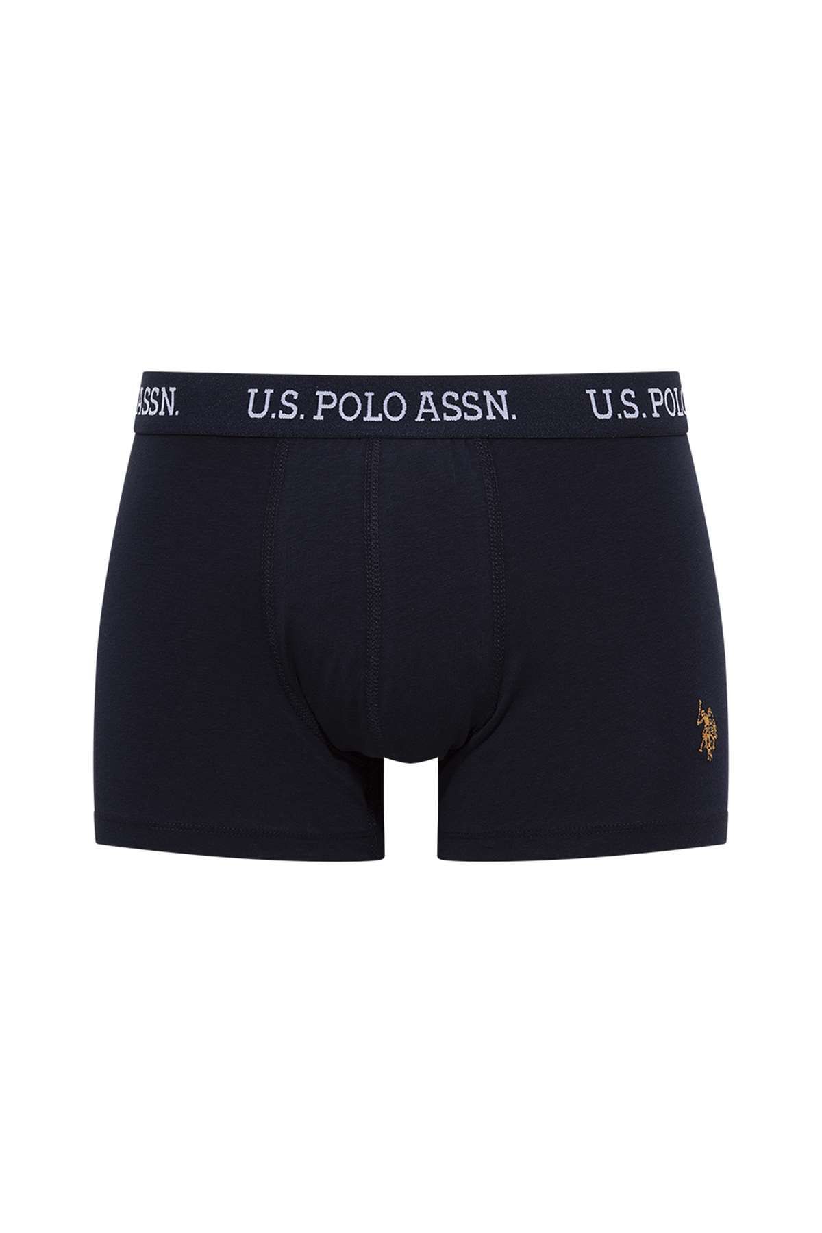 U.s Polo Assn. 80476 Erkek 2li Boxer-Lacivert&Baskılı
