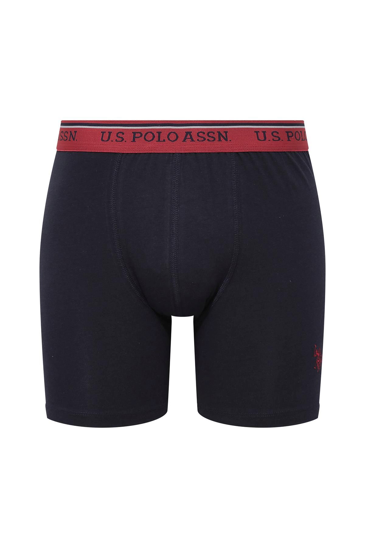 U.s Polo Assn. 80482 Erkek Modal Uzun Paçalı Boxer-Lacivert