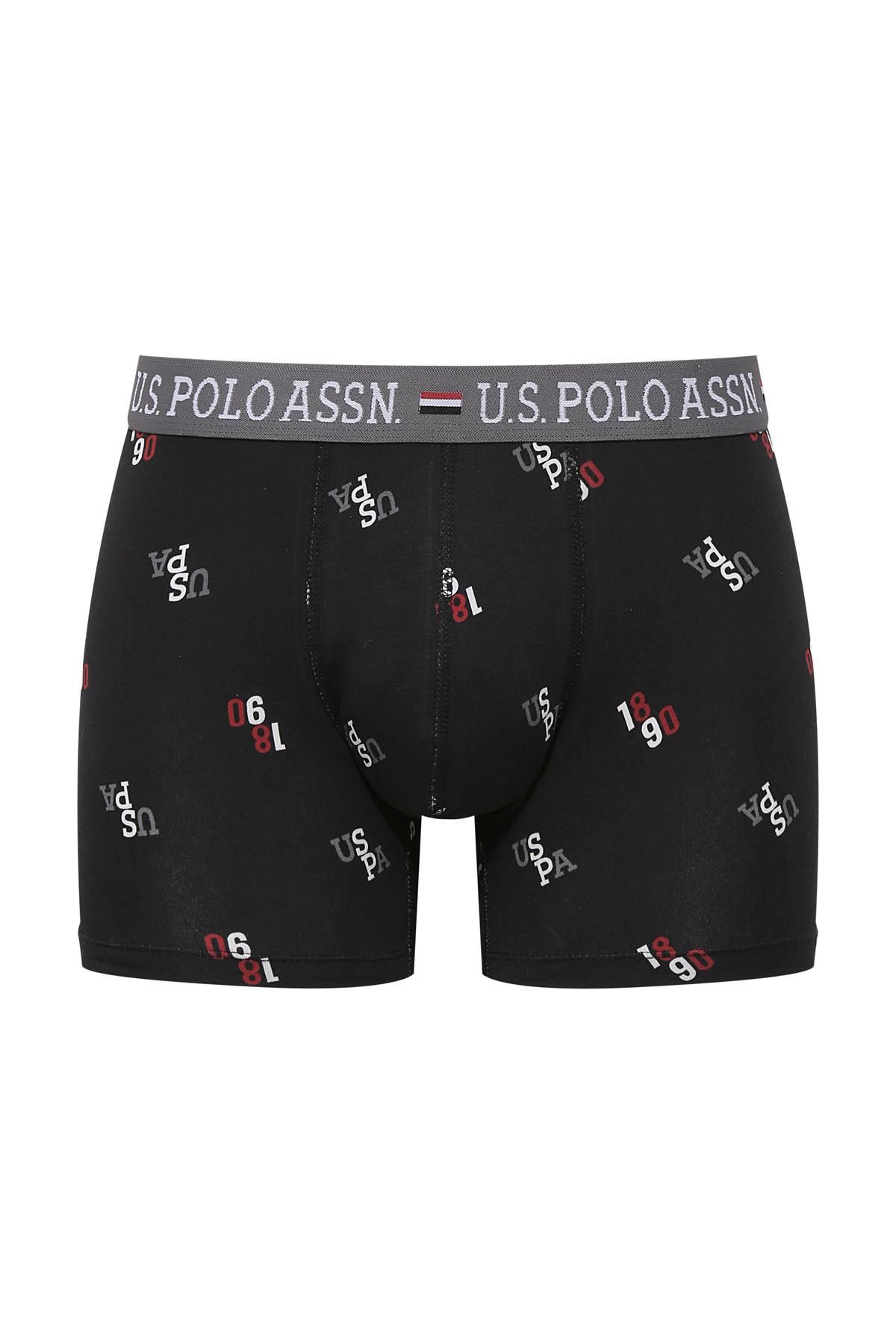 U.s Polo Assn. 80484 Erkek Modal Boxer-Siyah