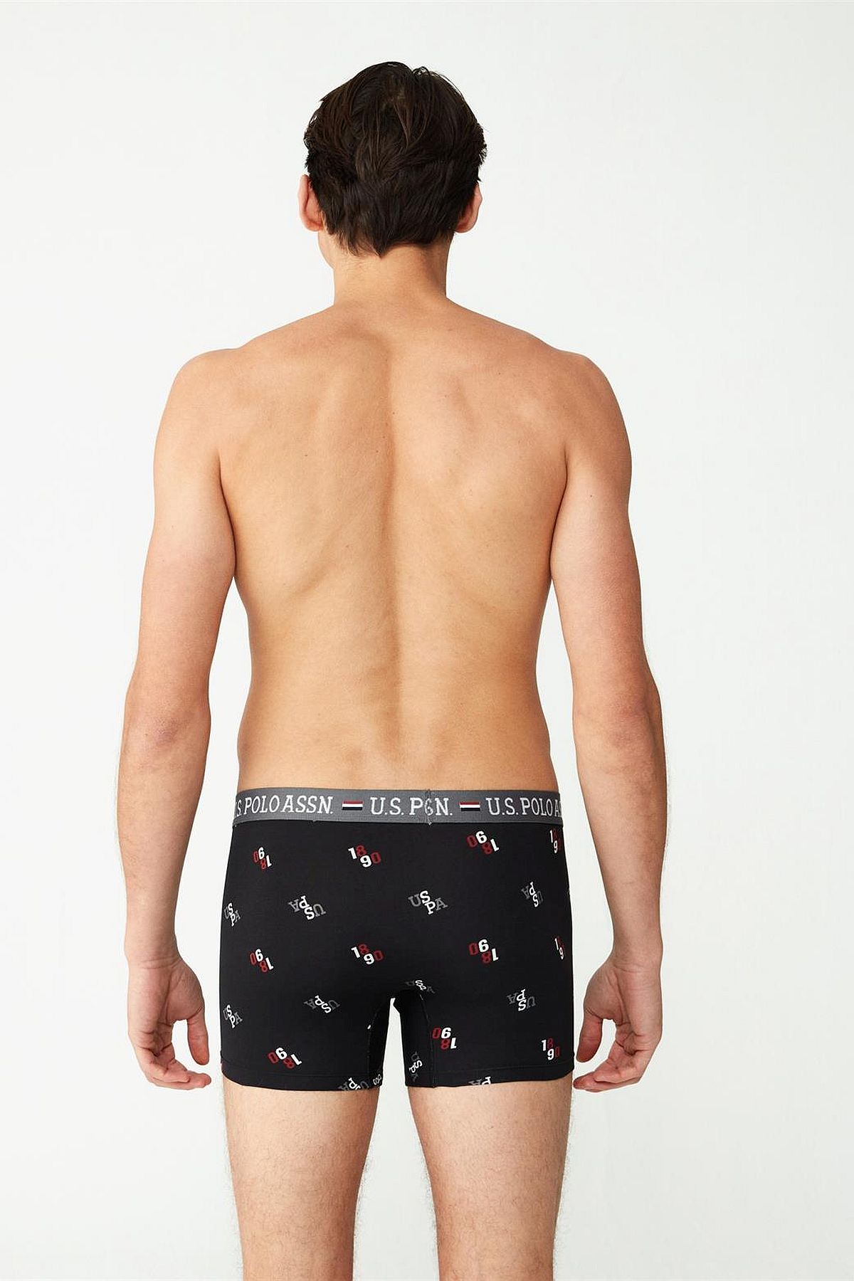 U.s Polo Assn. 80484 Erkek Modal Boxer-Siyah