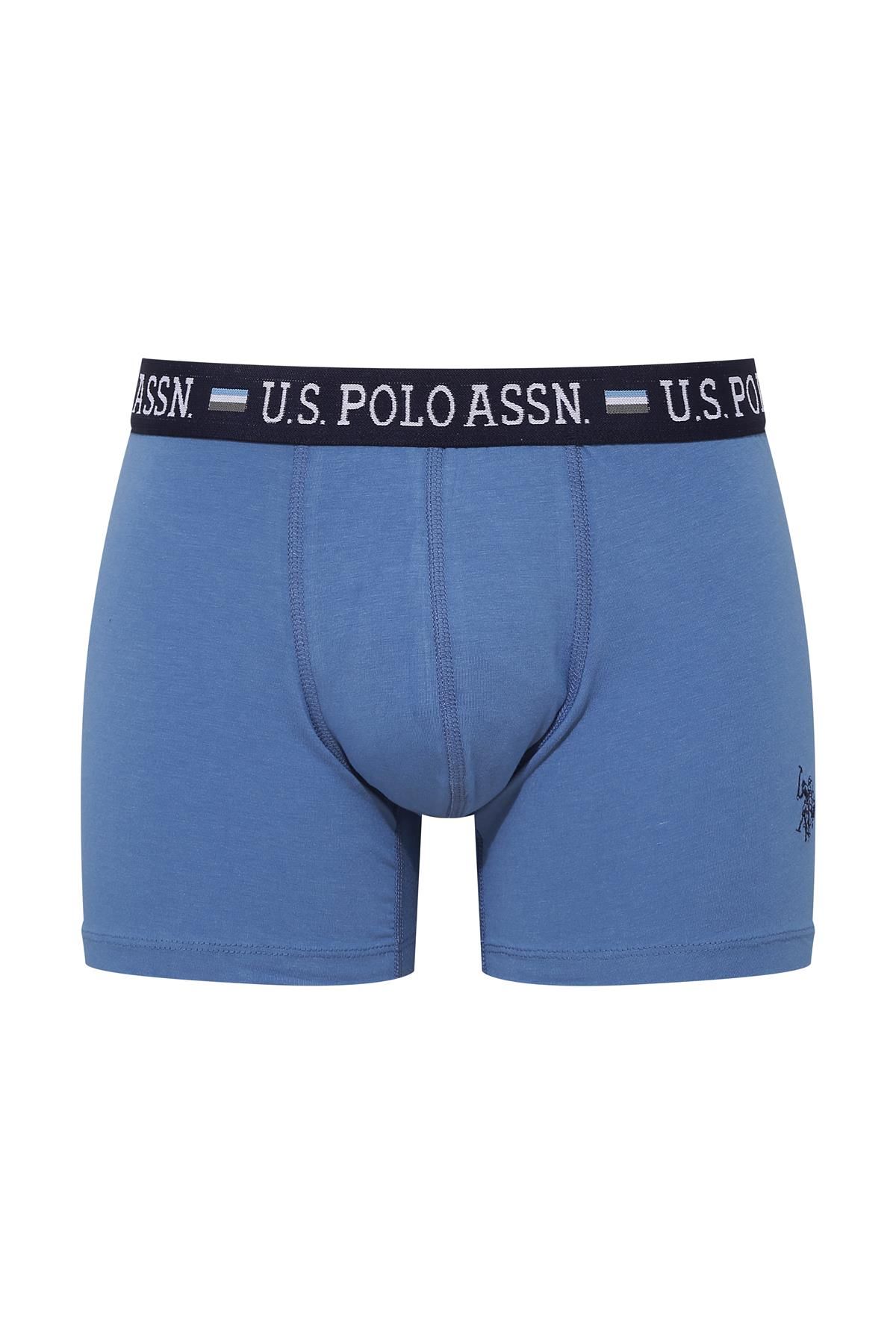 U.s Polo Assn. 80487 Erkek Modal 2li Boxer-İndigo&Lacivert