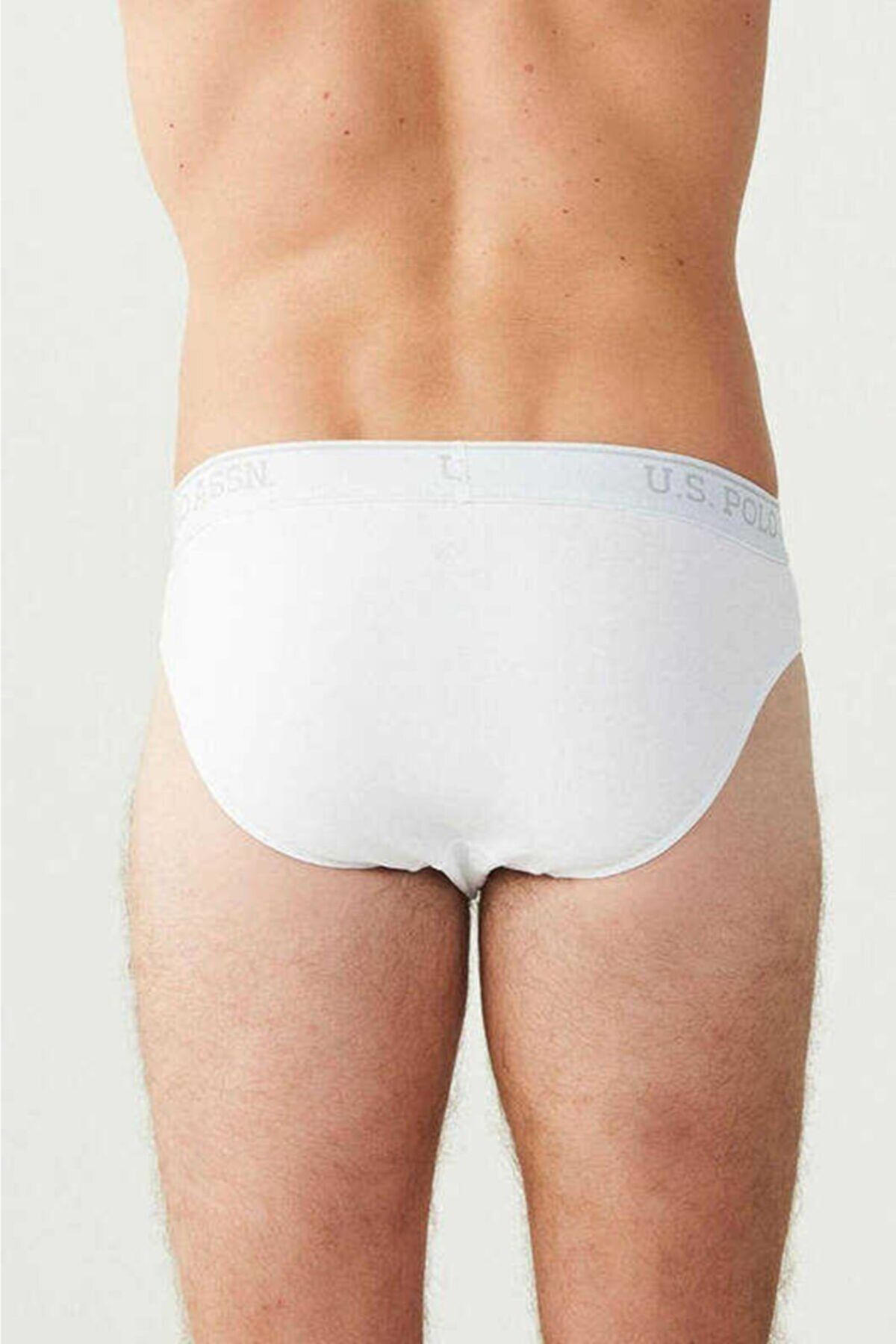U.s Polo Assn. 83057 Erkek 3 Lü Slip-Beyaz